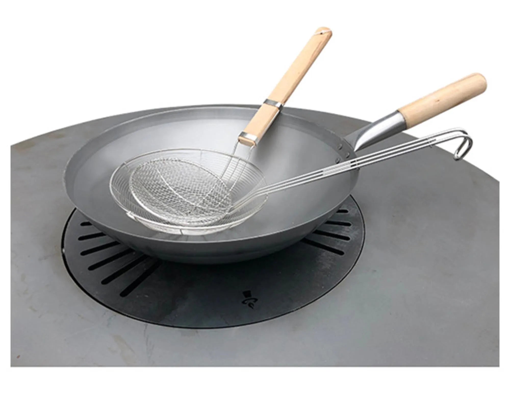 Wok Set 3-teilig ø 36 cm in  präsentiert im Onlineshop von KAQTU Design AG. Grillzubehör ist von REMUNDI