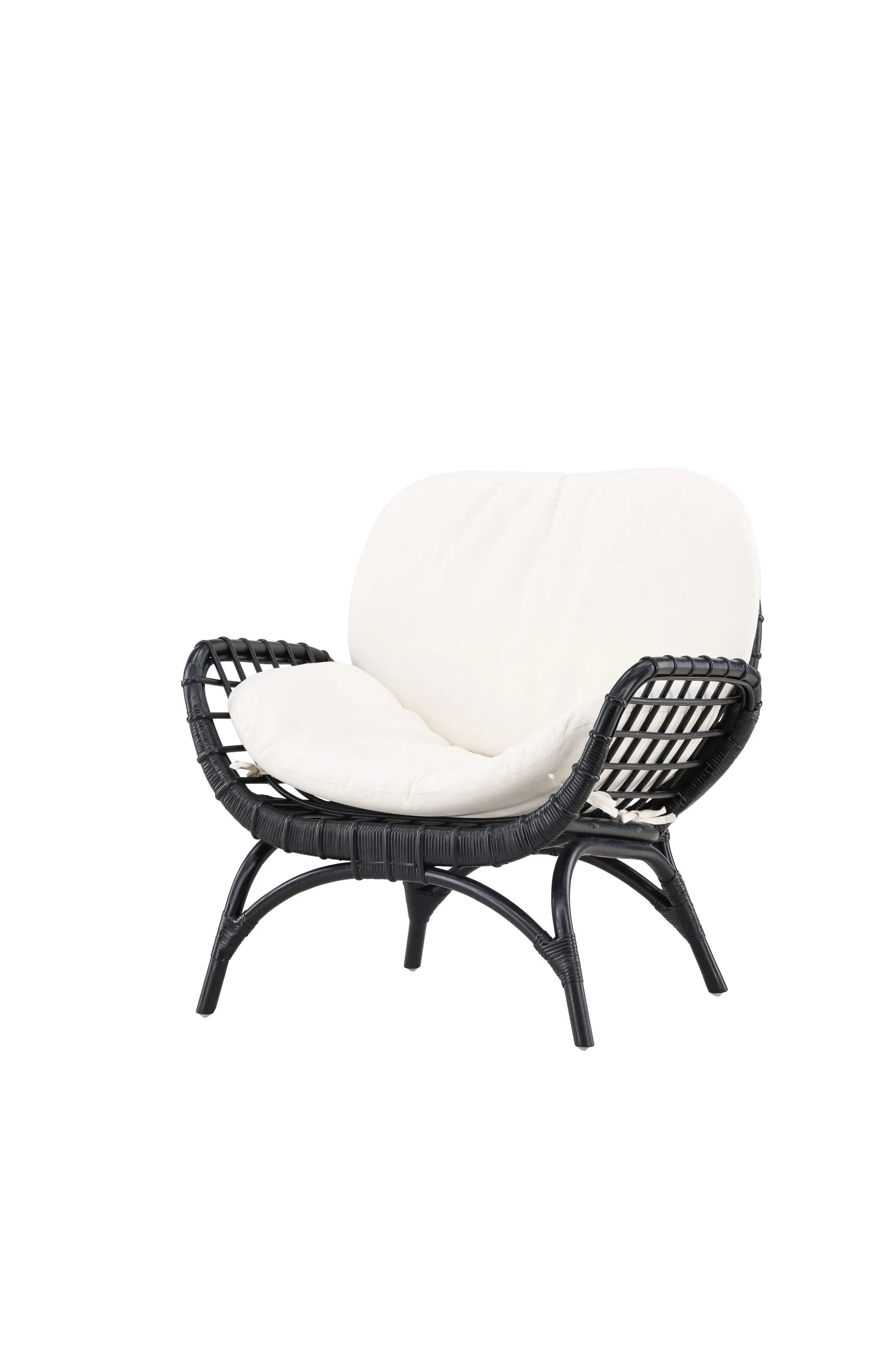 Moana Lounge Stuhl in Schwarz präsentiert im Onlineshop von KAQTU Design AG. Outdoor-Sessel ist von Venture Home