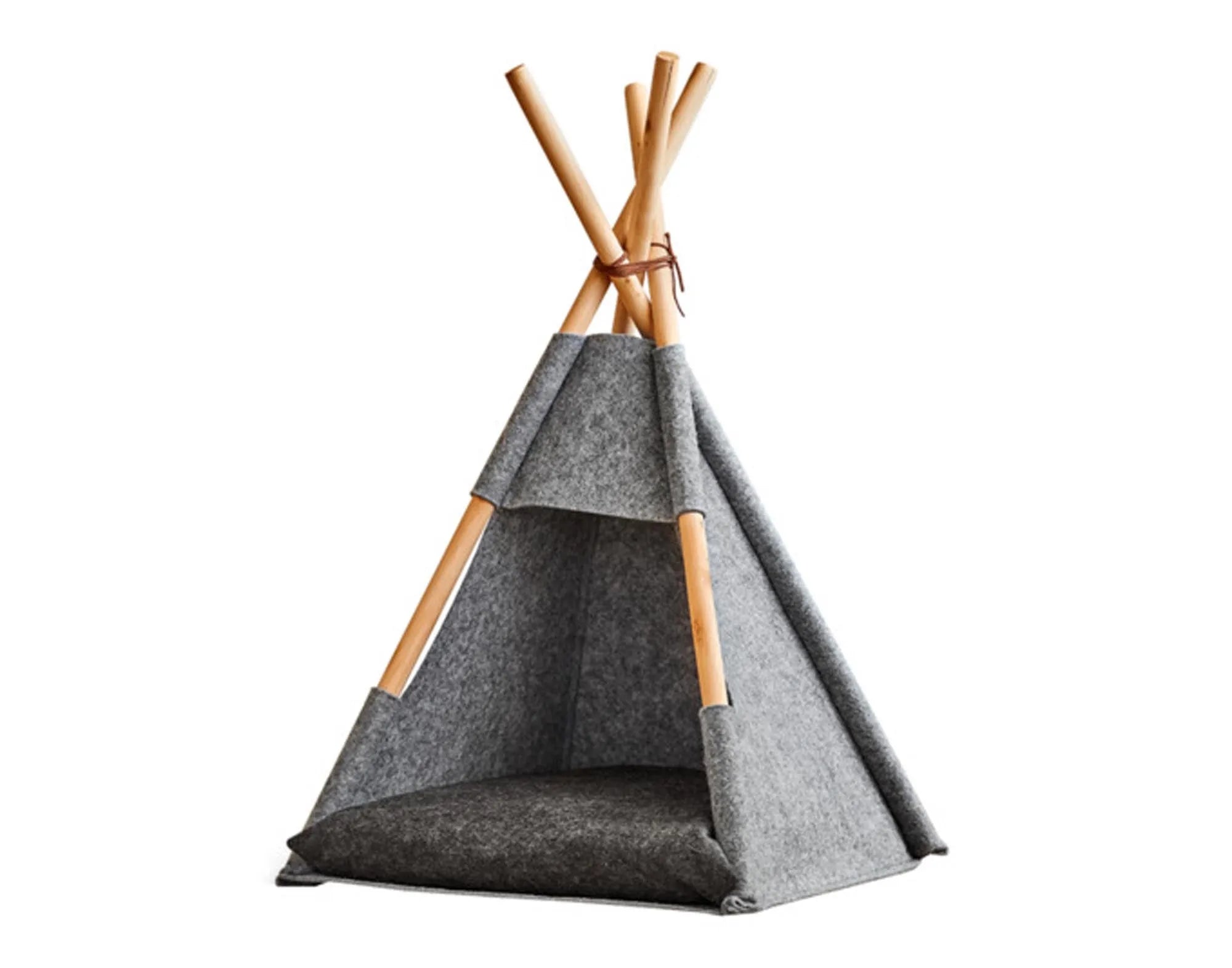 Tipi Katzen Zelt Filz 44x40x68 cm in  präsentiert im Onlineshop von KAQTU Design AG. Haustierbedarf ist von ZELLER PRESENT