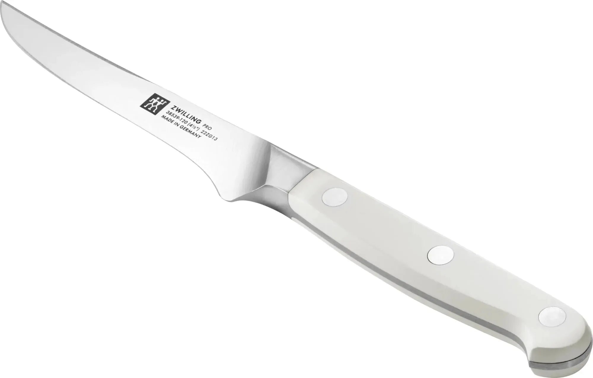 Das 4-teilige Pro le blanc Steakmesserset von Zwilling bietet langlebige, scharfe Edelstahlklingen und ergonomische Griffe für perfekte Steaks.