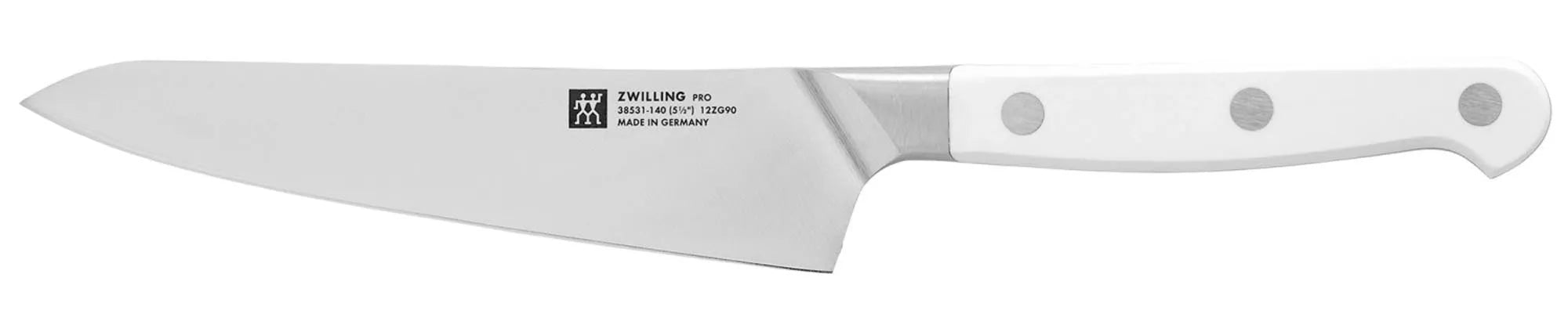 Zwilling Pro le blanc Kochmesser: 140mm Klinge, präzise, langlebig, ergonomisch, ideal für Gemüse, Fleisch, Kräuter.