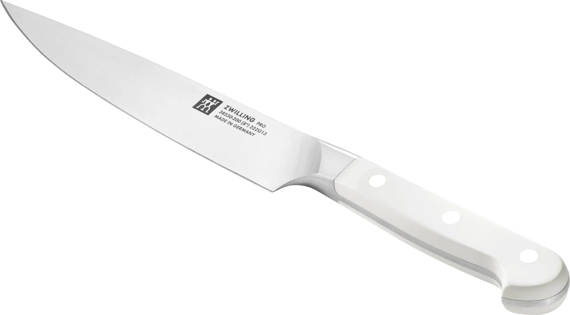 Zwilling Pro le blanc: 200mm Fleischmesser für exakte Schnitte.