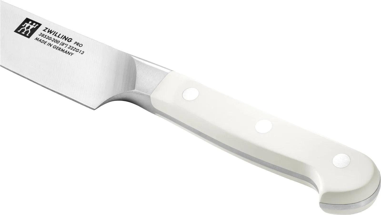 Zwilling Pro le blanc: 200mm Messer für perfekte Fleischbearbeitung.