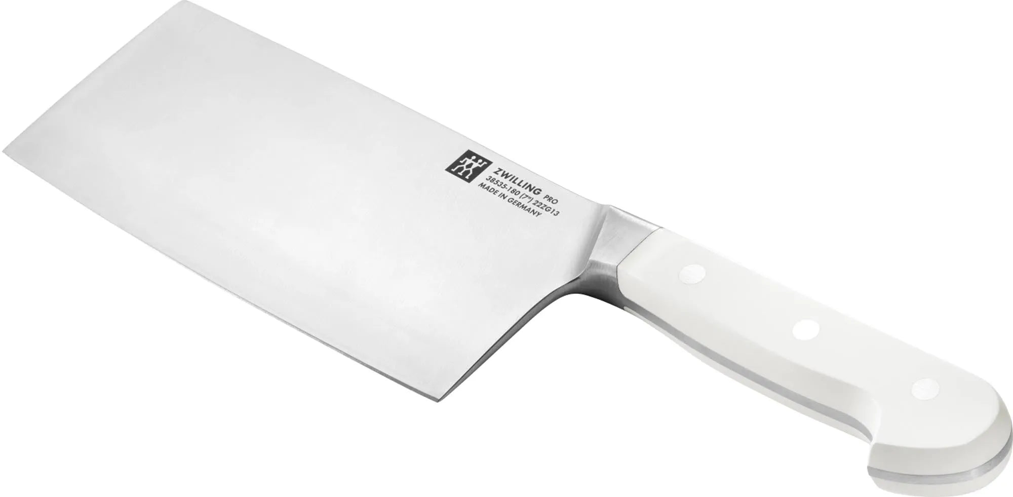 Zwilling Pro le blanc: 180mm Kochmesser für exakte Schnitte.