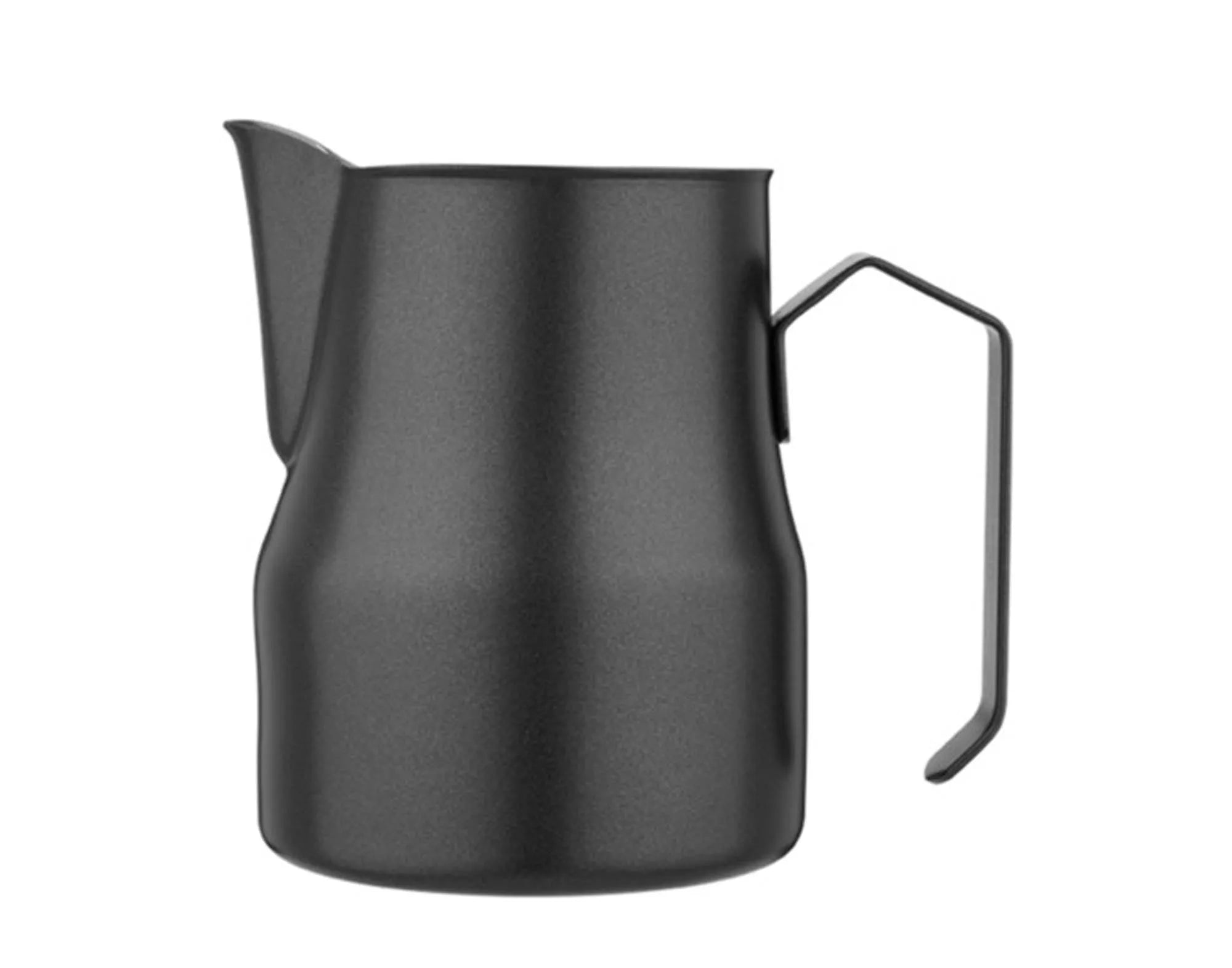 Elegante schwarze Milchkanne aus Porzellan, 0,35 l, von FOREVER. Stilvolles Design, perfekte Isolierung, ideal für Kaffee.