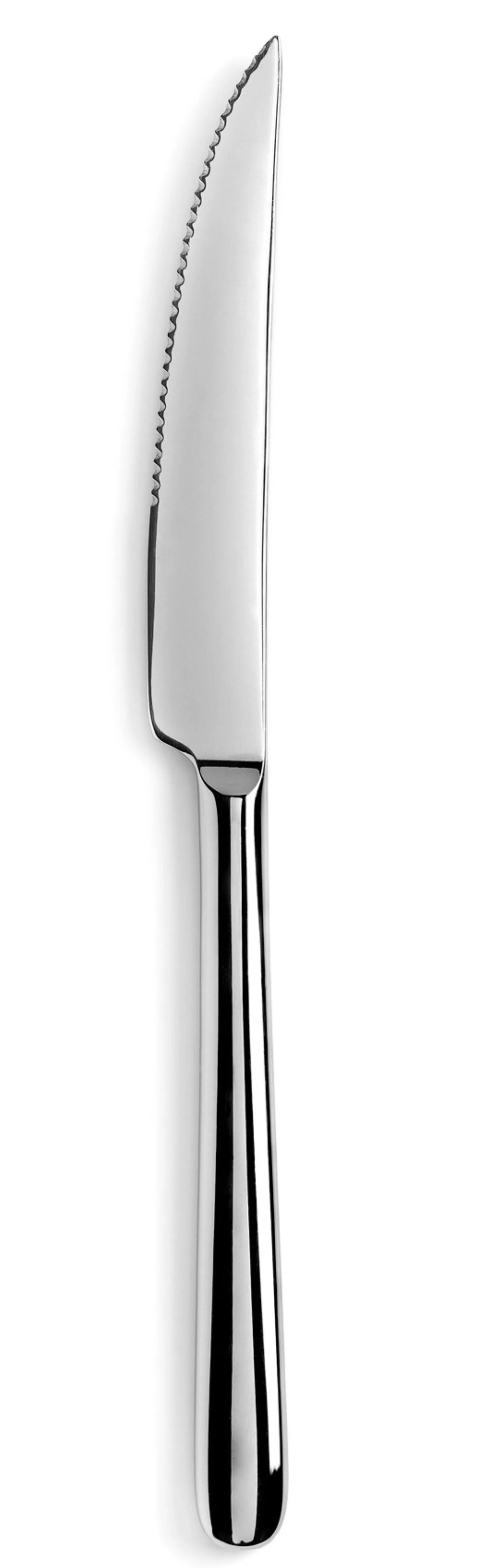 Elegantes Courchevel Steakmesser von Revol: Hochwertiger Edelstahl, scharfe Klinge, ergonomischer Griff – ideal für Steakliebhaber.