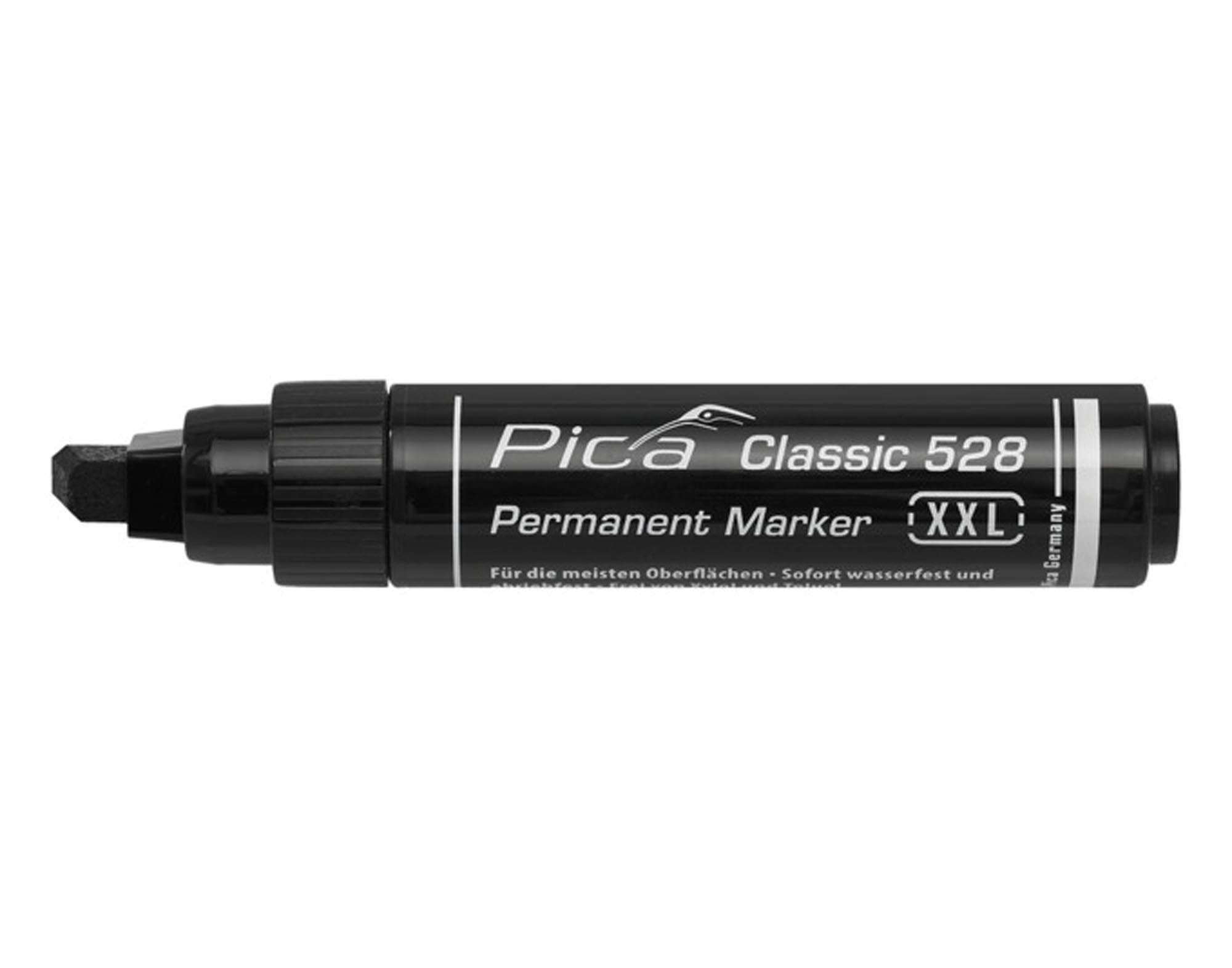 Permanentmarker Classic 528 schwarz in  präsentiert im Onlineshop von KAQTU Design AG. Büromaterial ist von PICA