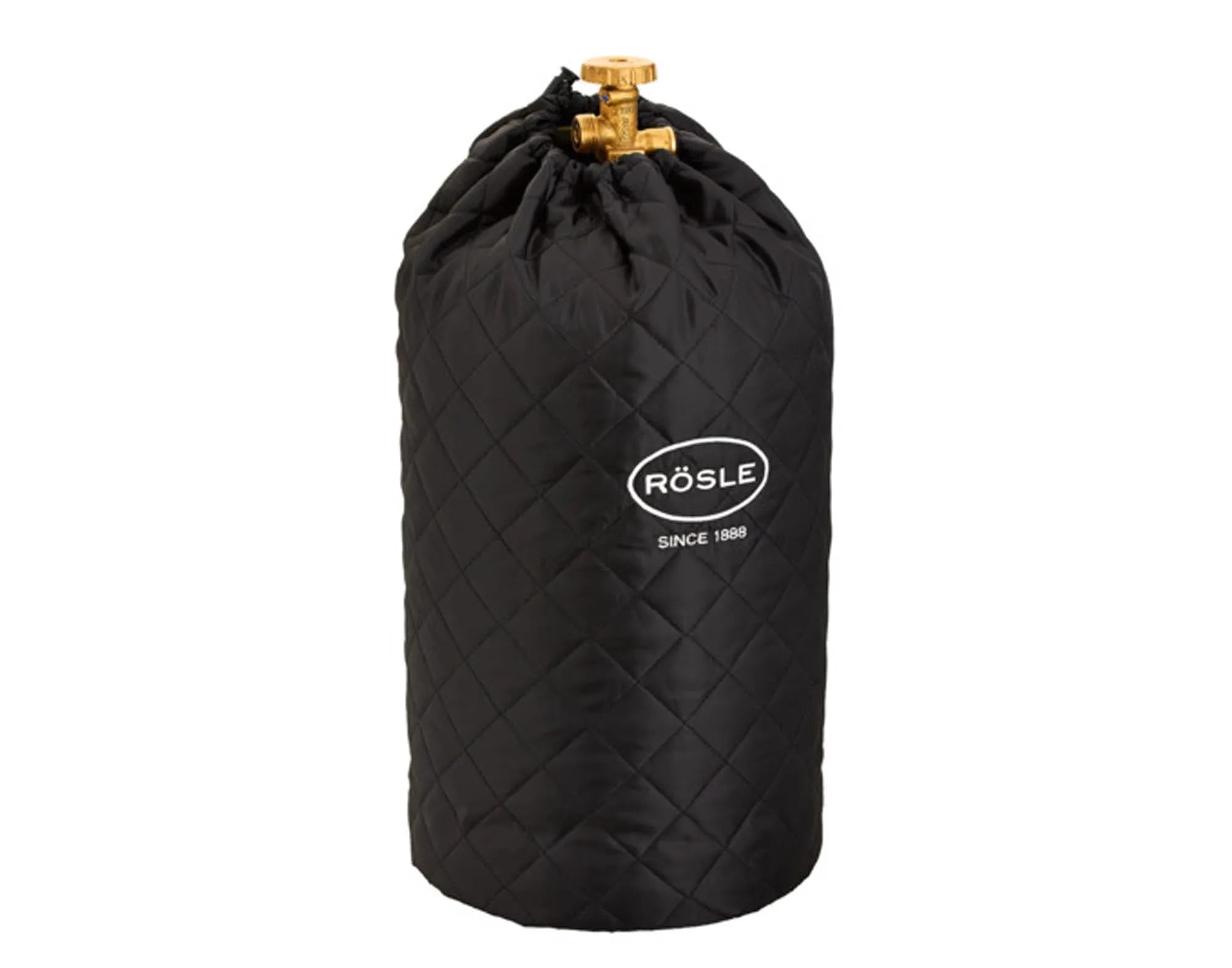 Robuste RÖSLE Abdeckhaube für 5 kg Gasflaschen: wetterbeständig, langlebig, schützt vor Rost und Verfärbungen. Ideal für Garten und Camping.