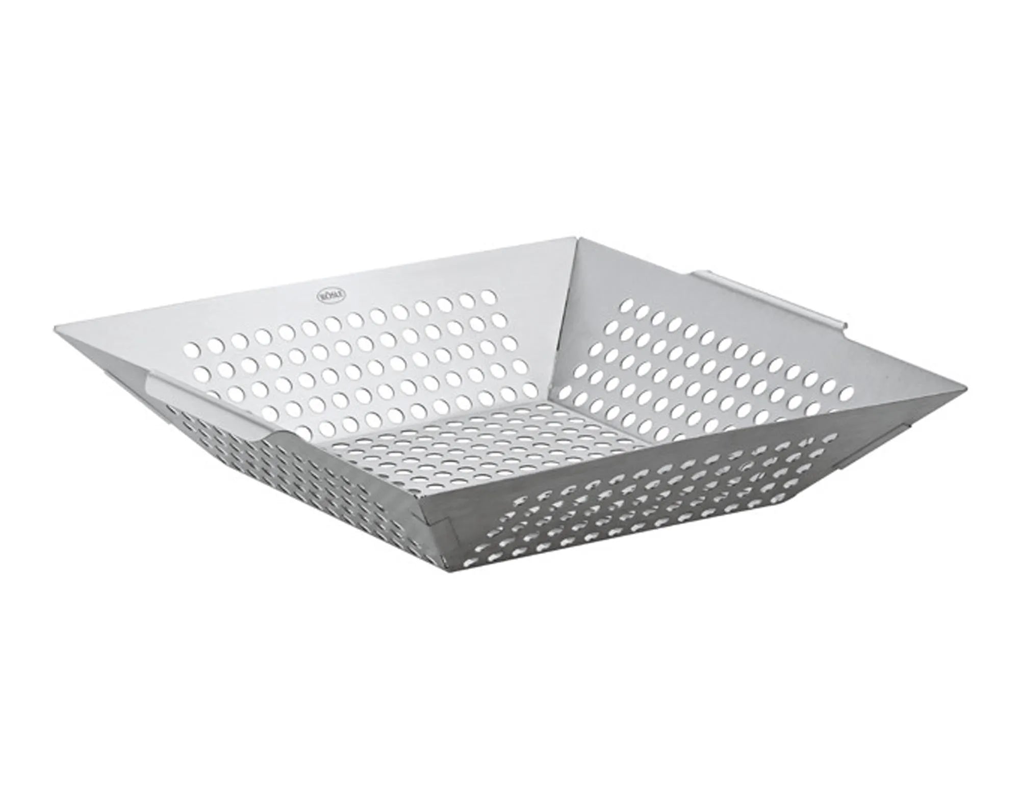 Grill- und Gemüsepfanne Inox 33.5x30 cm in  präsentiert im Onlineshop von KAQTU Design AG. Grillzubehör ist von RÖSLE