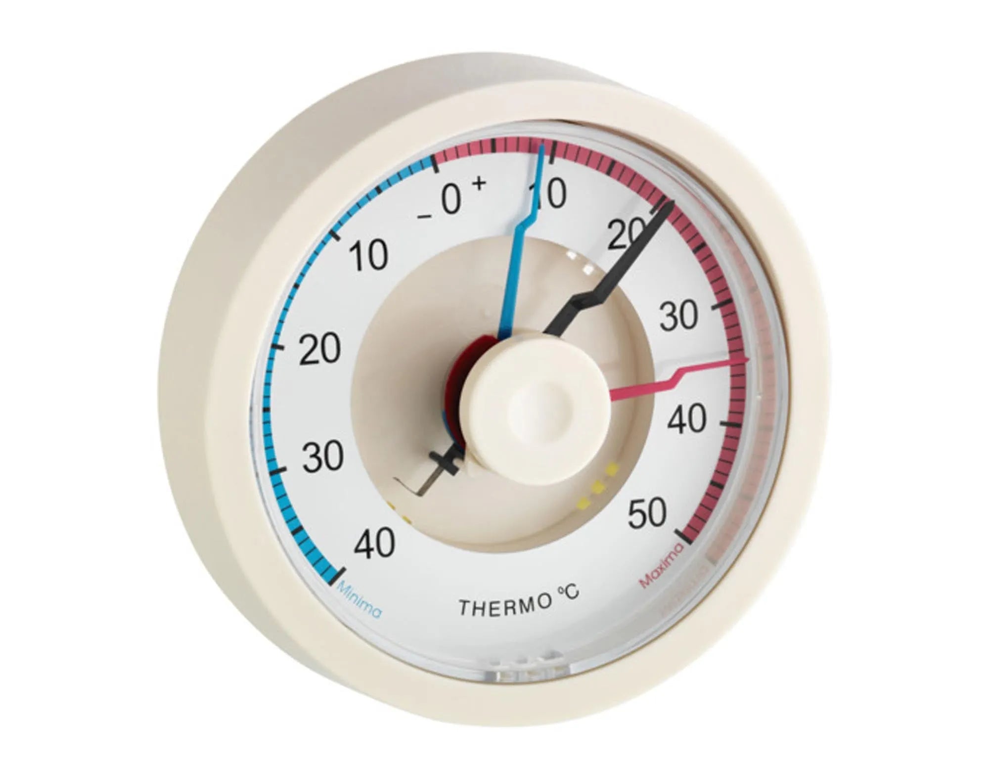 Das TFA Thermometer Maxima Minima misst präzise Innenraumtemperaturen, zeigt Maximal- und Minimalwerte an und besticht durch robustes Design.