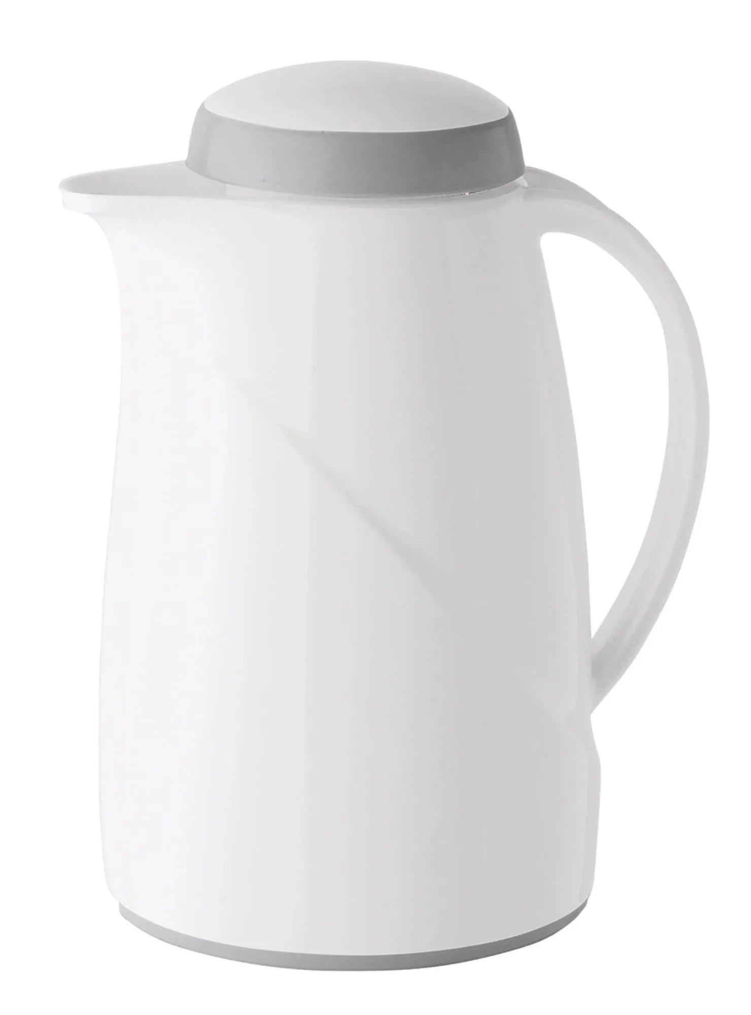 Isolierkanne Wave 0.6L Weiss, spülmaschinengeeignet in Weiss präsentiert im Onlineshop von KAQTU Design AG. Kanne ist von Helios