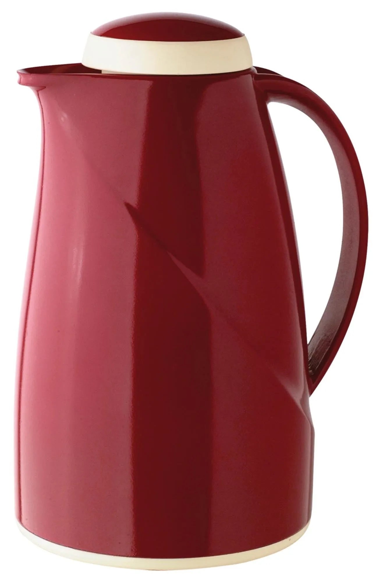 Isolierkanne Wave 1.5L Rot, spülmaschinengeeignet in Rot präsentiert im Onlineshop von KAQTU Design AG. Kanne ist von Helios