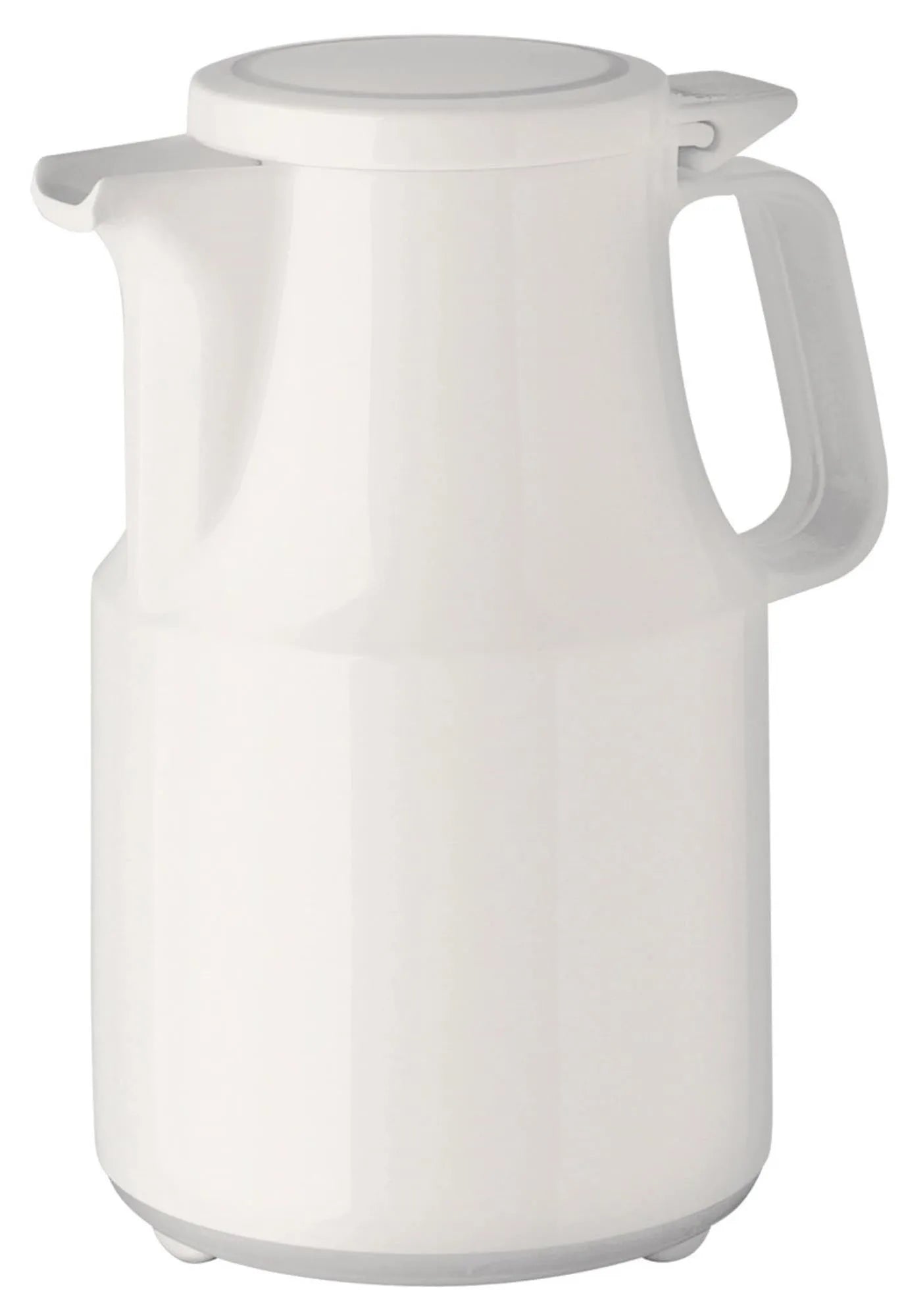 Isolierkanne Thermoboy 0.6L Weiss, spülmaschinengeeignet in Weiss präsentiert im Onlineshop von KAQTU Design AG. Kanne ist von Helios