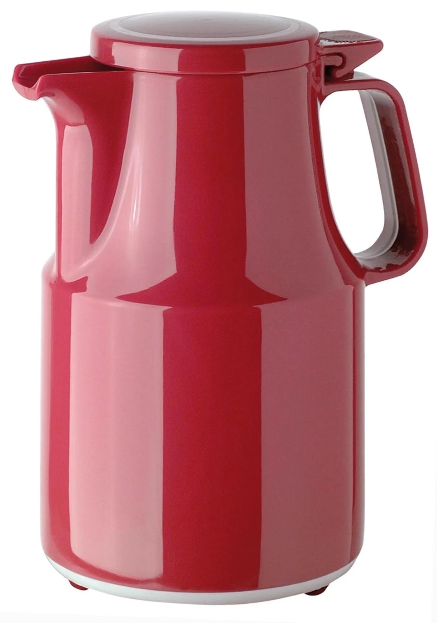 Isolierkanne Thermoboy 0.6L Rot, spülmaschinengeeignet in Rot präsentiert im Onlineshop von KAQTU Design AG. Kanne ist von Helios