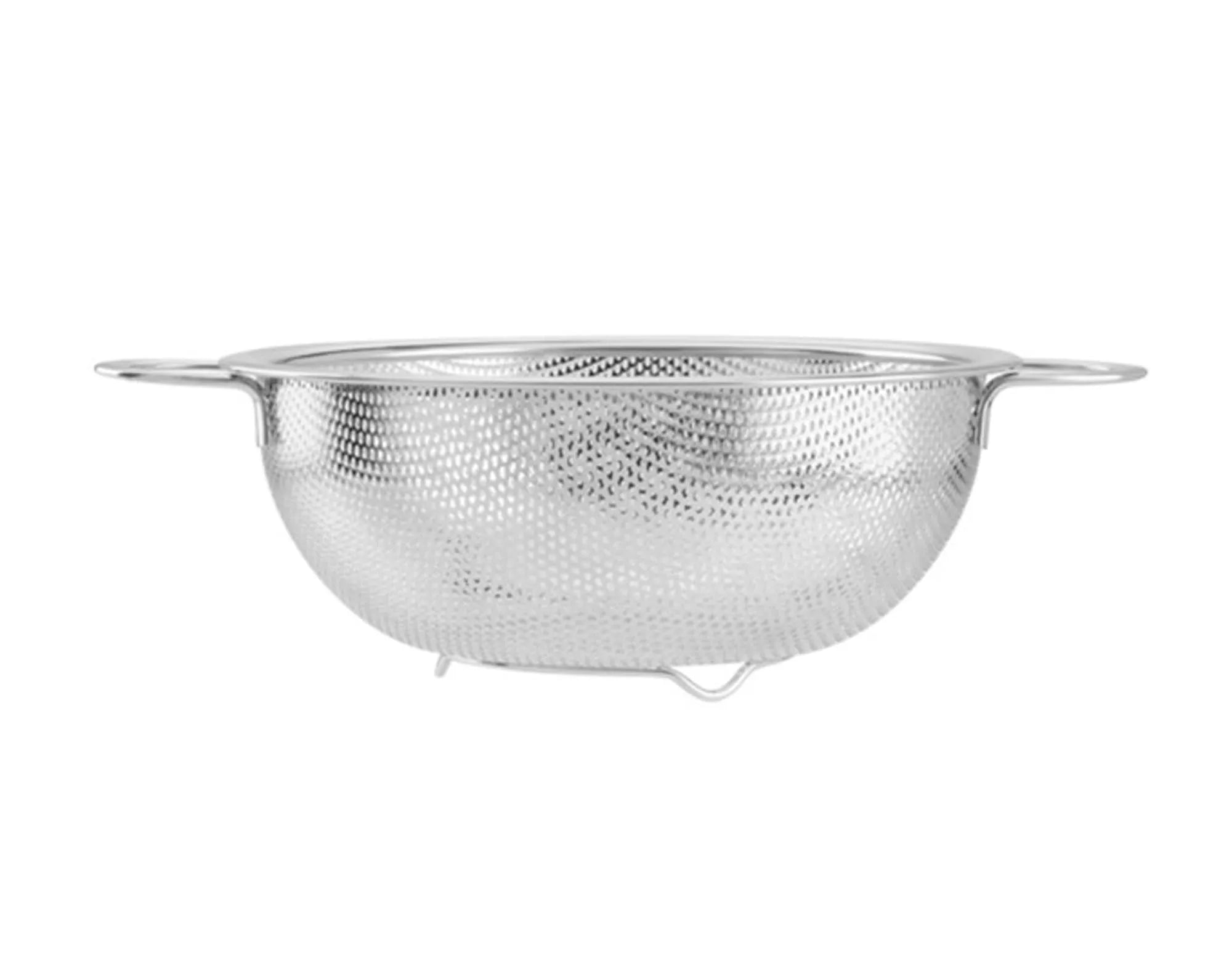 Siebschale mit Griff Inox ø 20.5 cm in  präsentiert im Onlineshop von KAQTU Design AG. Salatzubehör ist von EVA COLLECTION