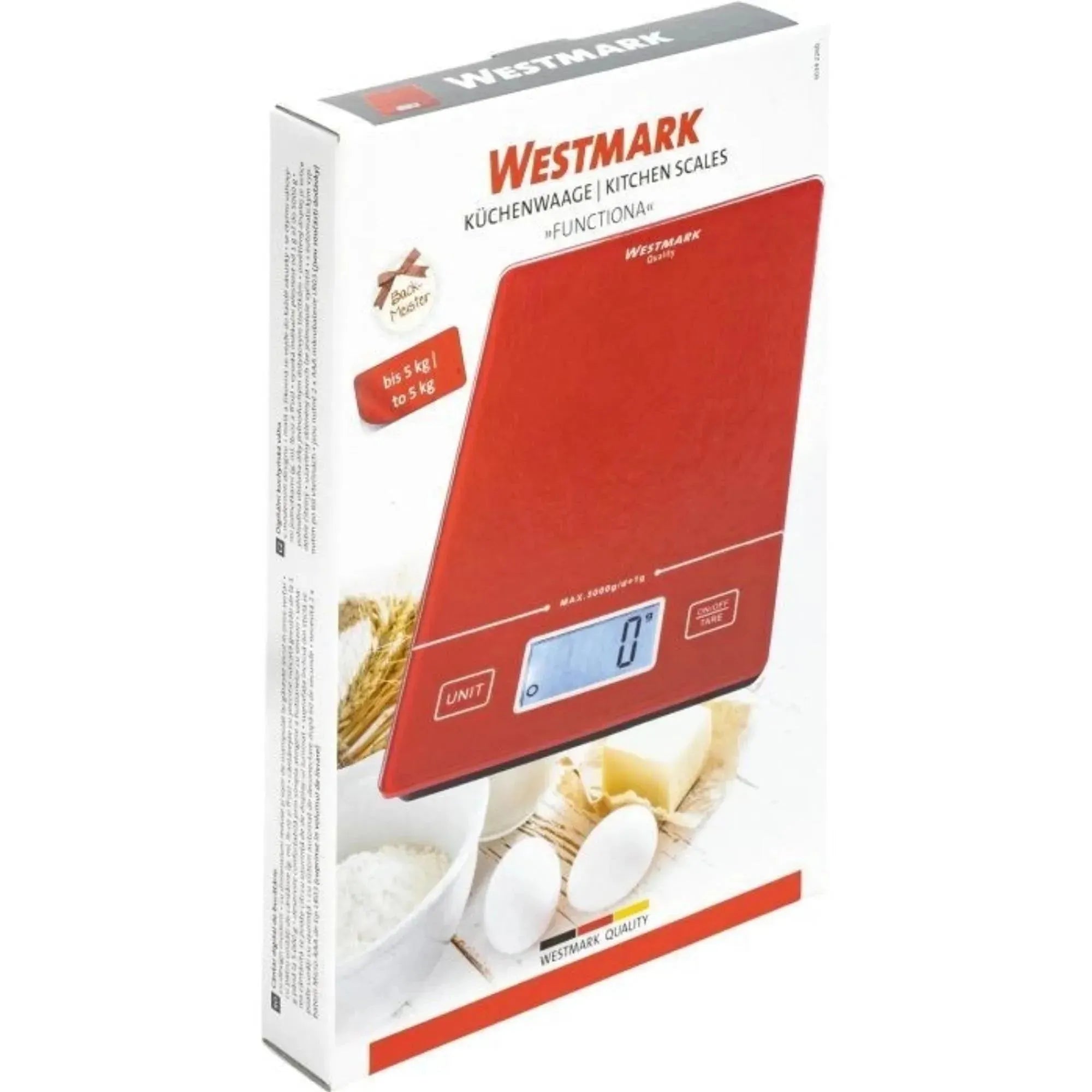 Westmark Functiona: Stilvolle Küchenwaage für präzises Kochen.