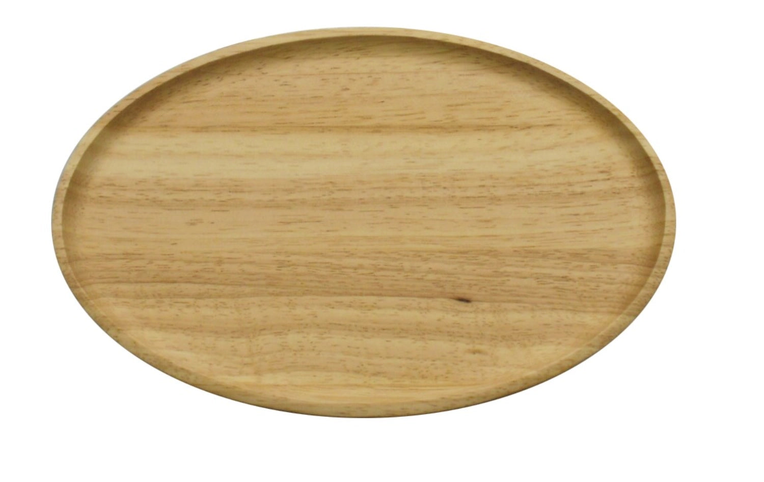 Gummibaum Tablett oval, 36.5x25x2 cm - KAQTU Design