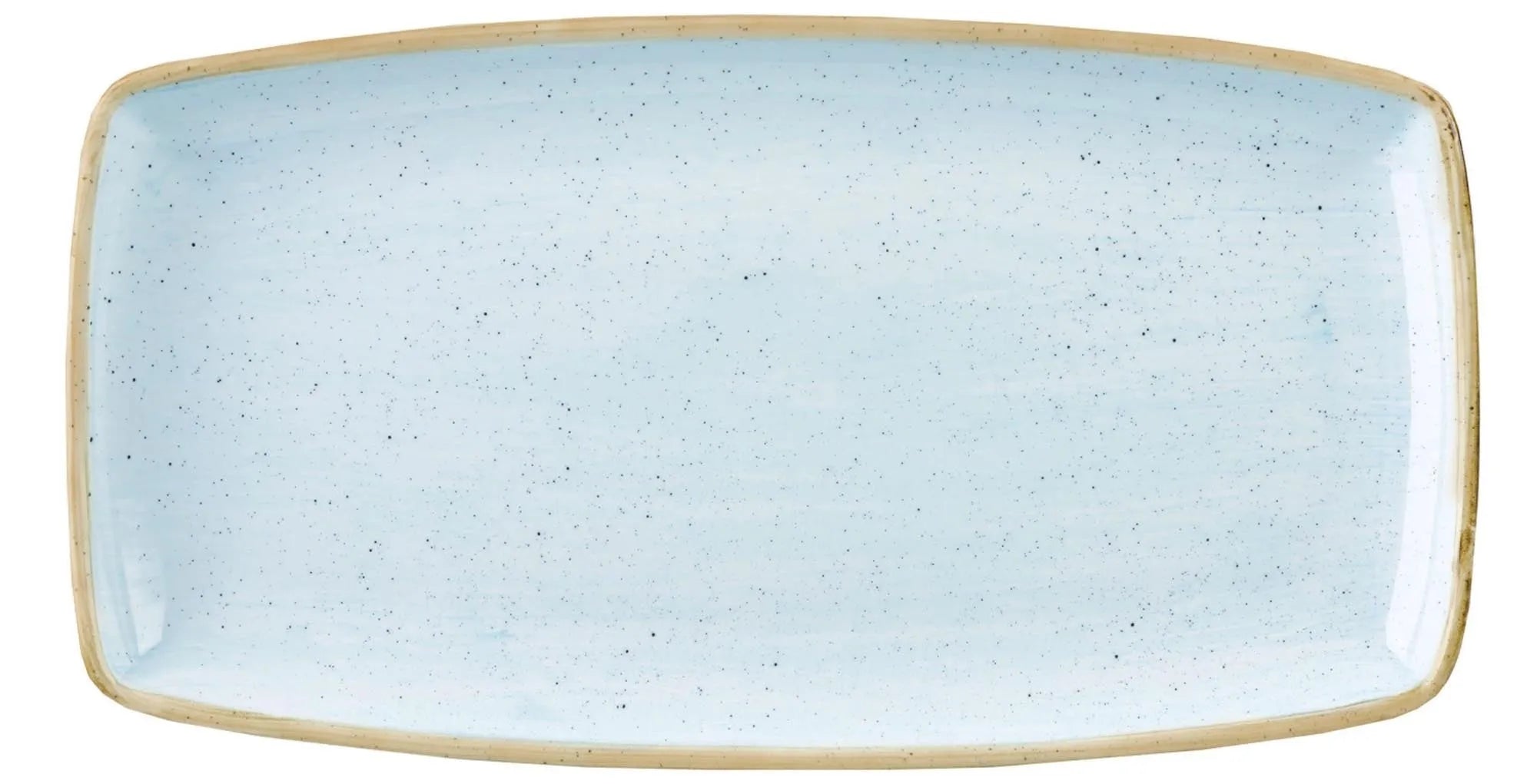 Stonecast Duck Egg Blue Platte rechteckig 35x18.5cm - KAQTU Design