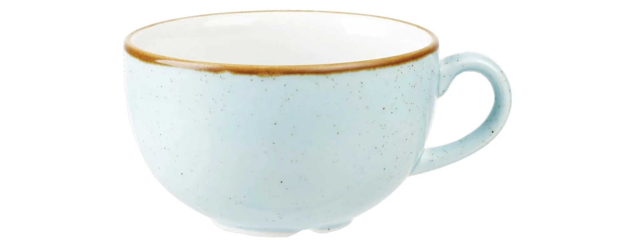 Elegante Stonecast Duck Egg Blue Tasse 46cl von Churchill: Handbemalt, hochwertiges Porzellan, zeitloses Design, spülmaschinenfest.