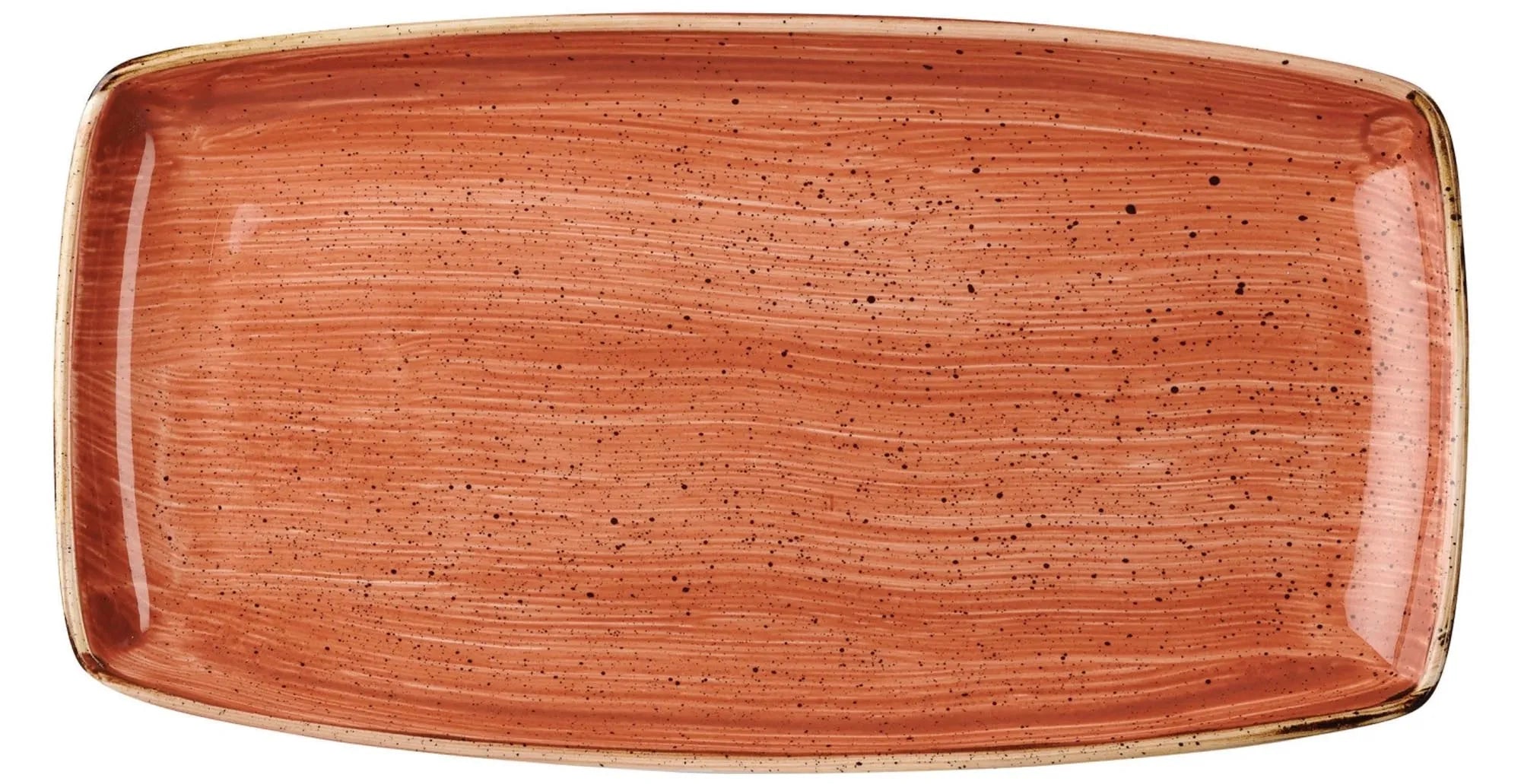 Stonecast Spiced Orange Platte rechteckig 35x18.5cm - KAQTU Design