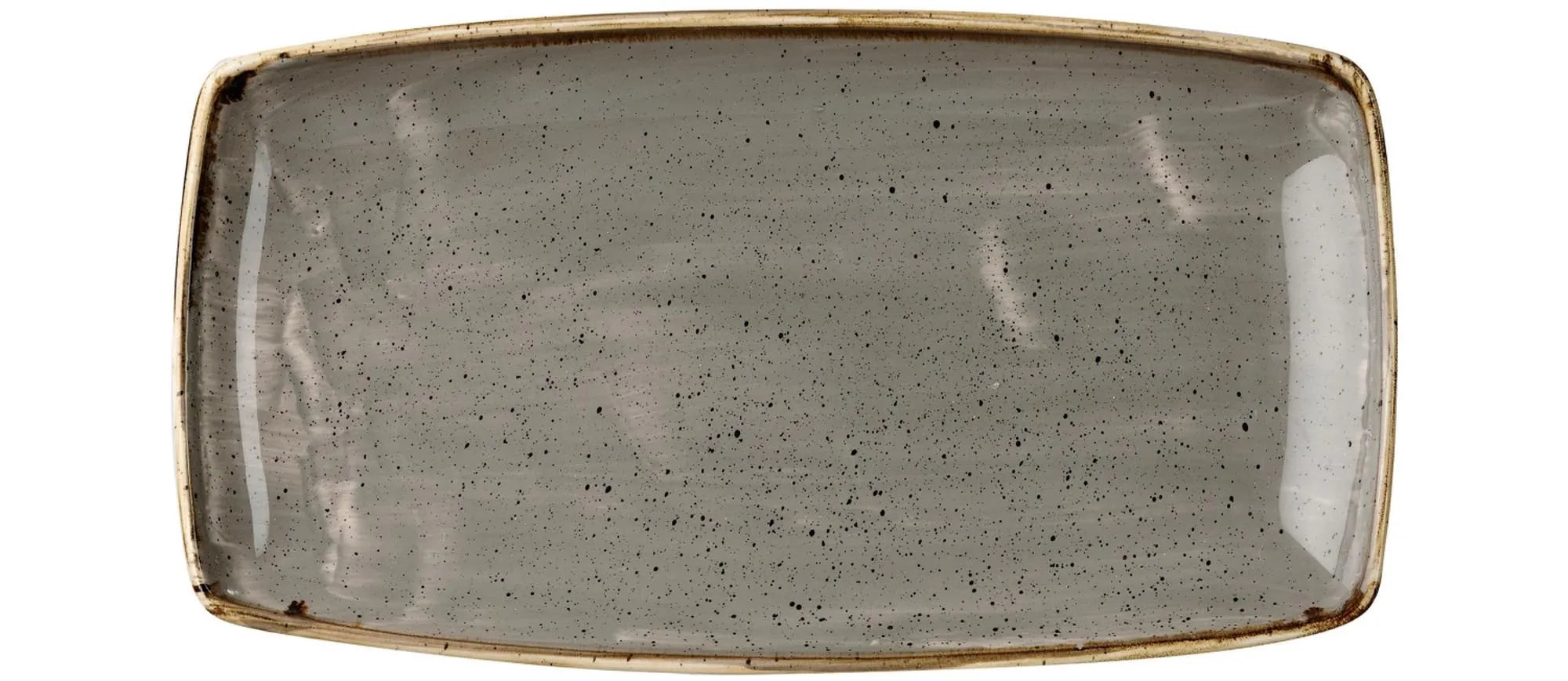 Stonecast Peppercorn Grey Platte rechteckig 29.5x15cm - KAQTU Design