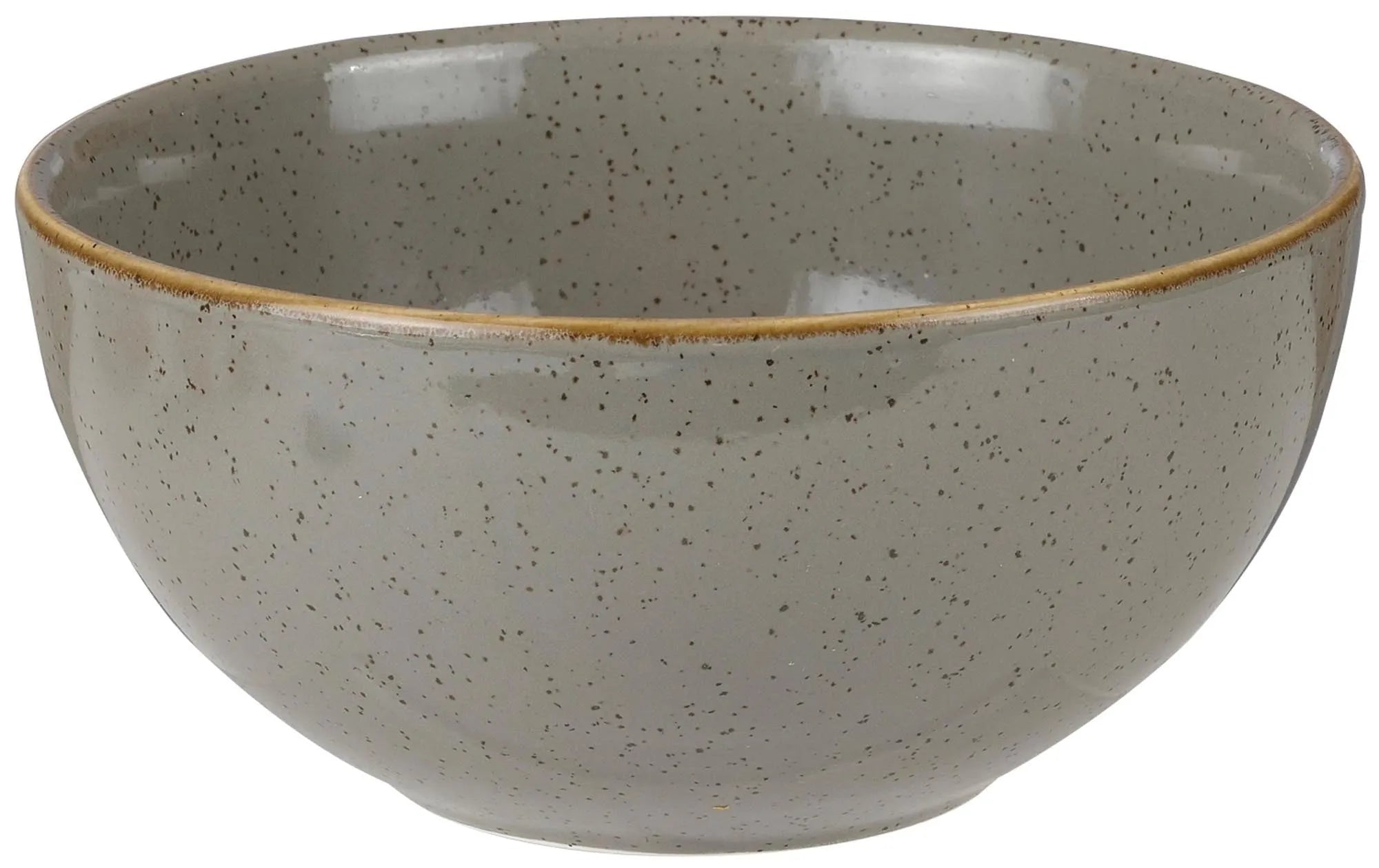 Stonecast Peppercorn Grey Schale 18.3cm H: 8cm 107.5cl - KAQTU Design