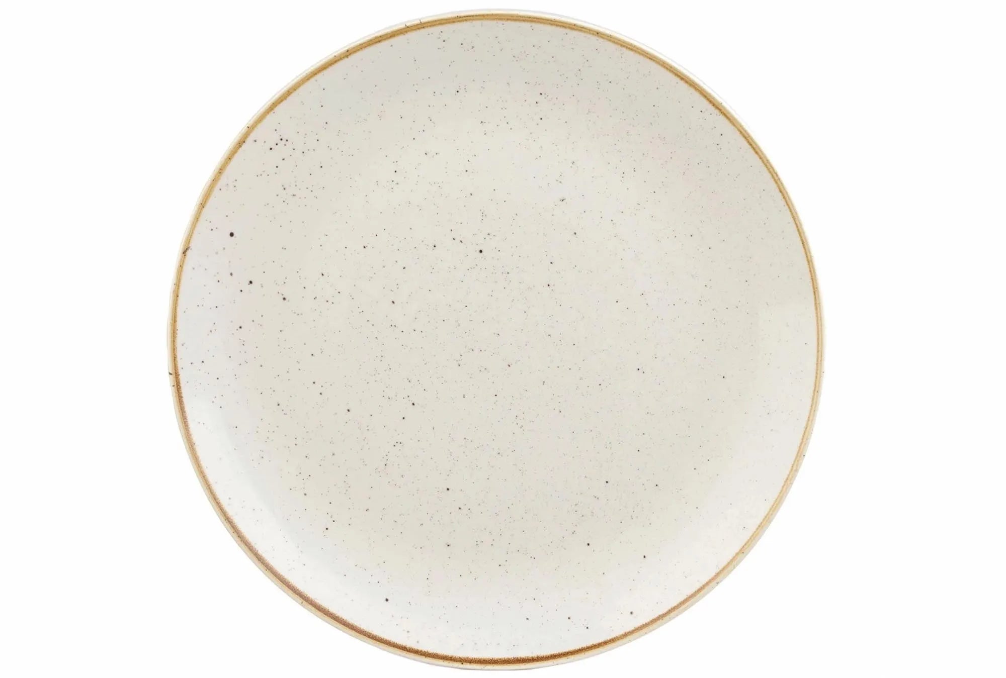 Stonecast Barley White Coupe Teller flach 32.4cm - KAQTU Design