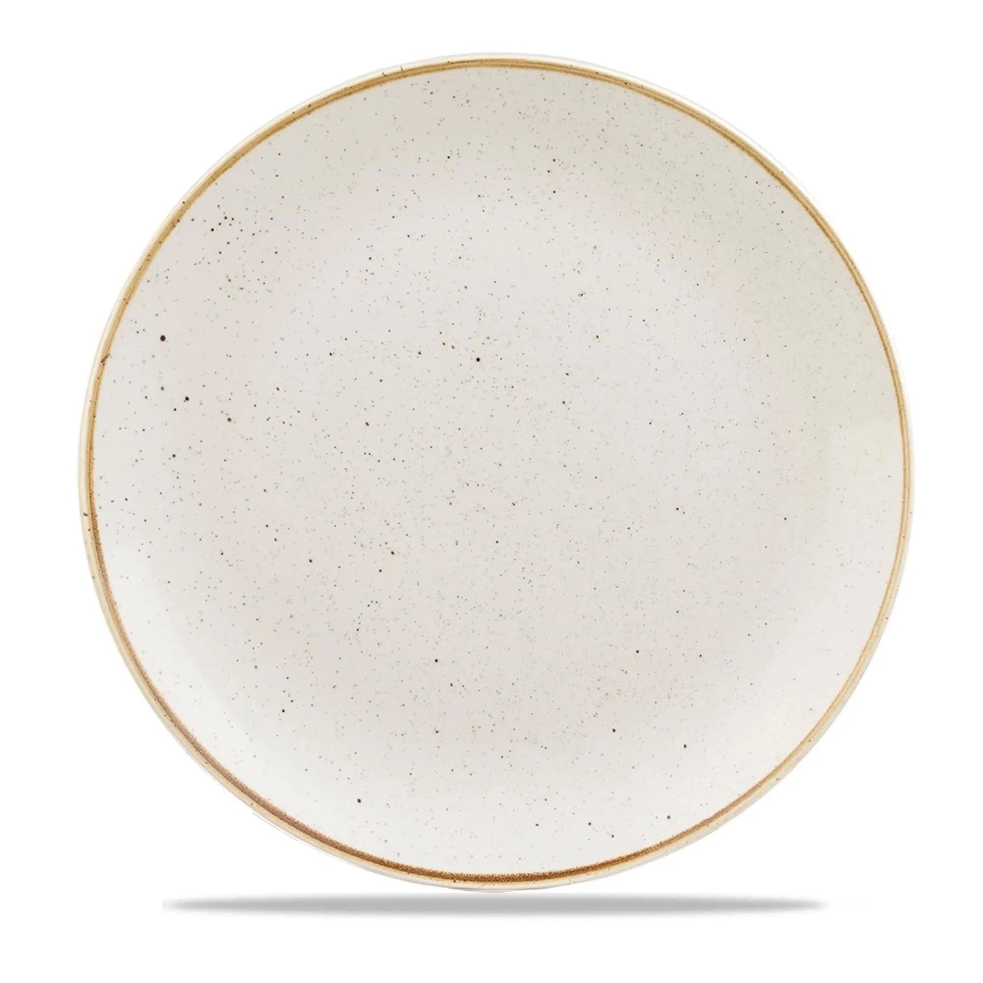 Stonecast Barley White Coupe Teller flach 28.8cm - KAQTU Design