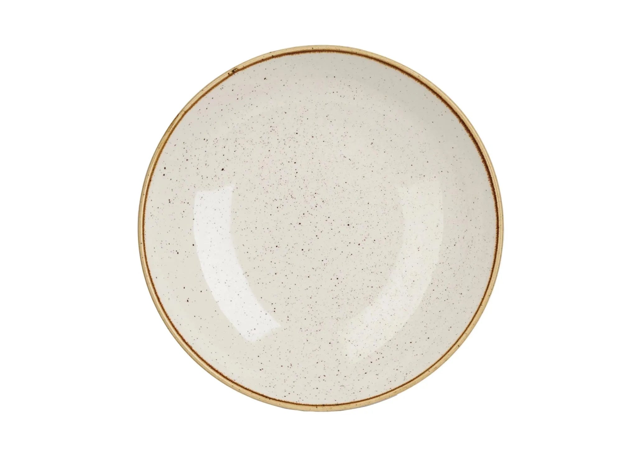 Stonecast Barley White Coupe Teller tief 24.8cm - KAQTU Design