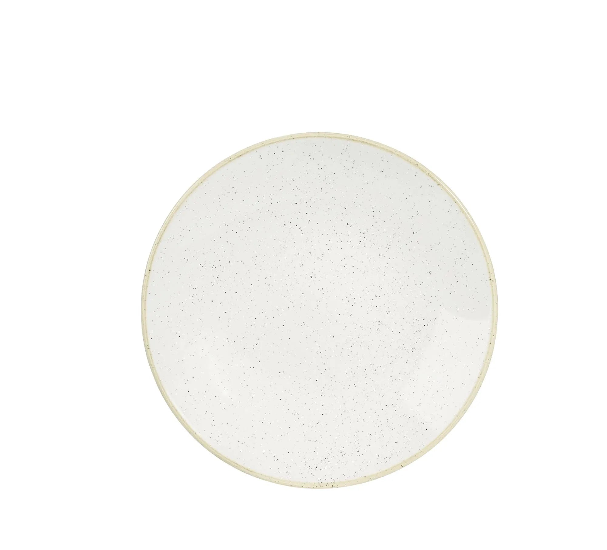 Stonecast Barley White Coupe Teller tief 22.5cm - KAQTU Design