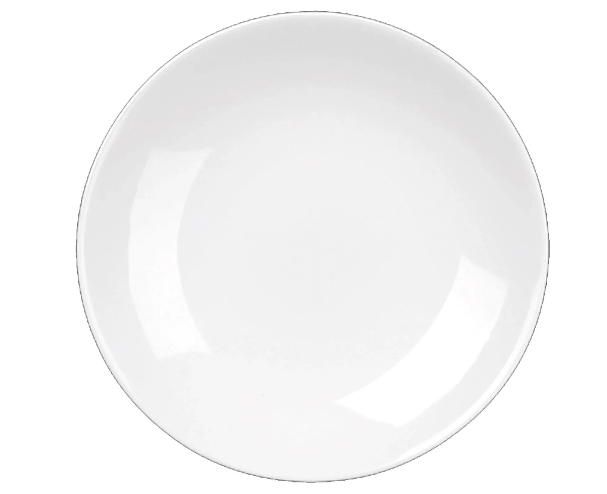 Eleganter 30.5cm Porzellanteller für gehobene Gastronomie, langlebig, spülmaschinenfest, ideal für Hauptgerichte und Buffets.