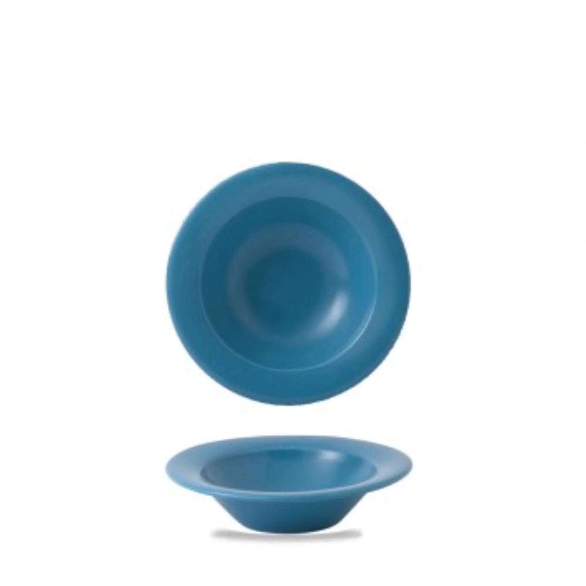 Elegante 16,5 cm Schüssel aus robustem Porzellan, ideal für Vorspeisen und Desserts. Blue Glaze Finish, spülmaschinenfest, umweltfreundlich.