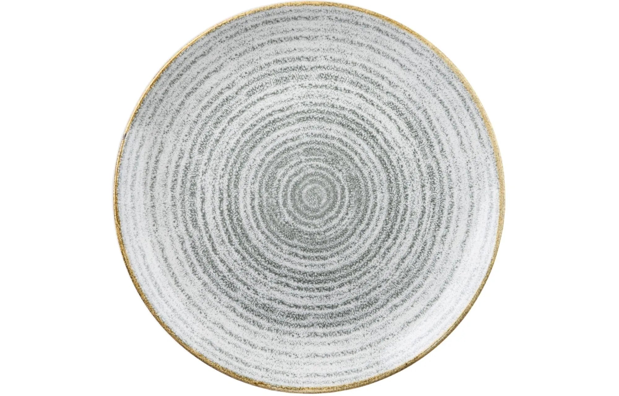 S.P. Homespun Stone Grey Coupe Teller flach 26cm - KAQTU Design