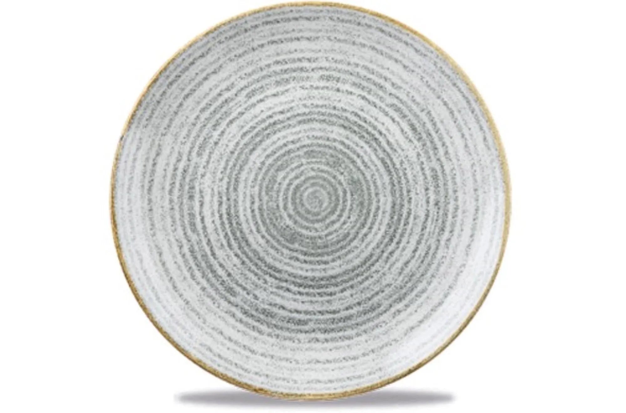 S.P. Homespun Stone Grey Coupe Teller flach 28.8cm - KAQTU Design