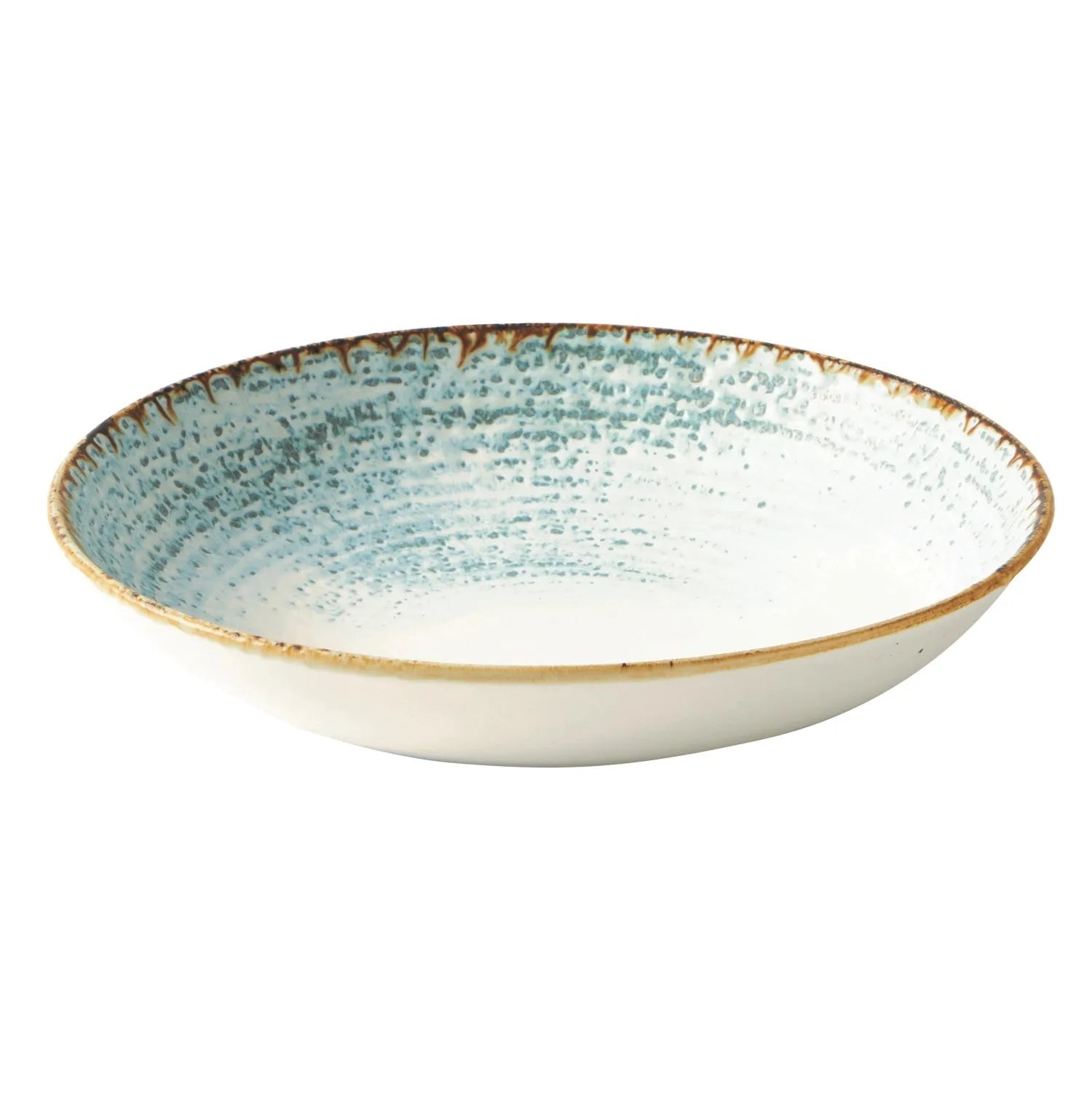 S.P. Homespun Accents Aquamarine Coupe Teller tief 24.8cm