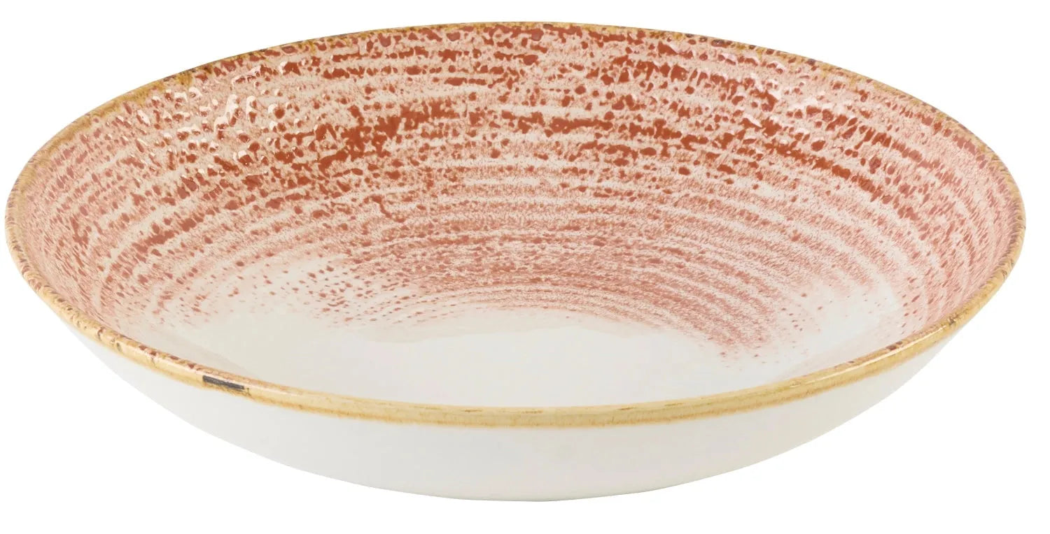 S.P. Homespun Accents Coral Teller Tief Coupe 18.2cm