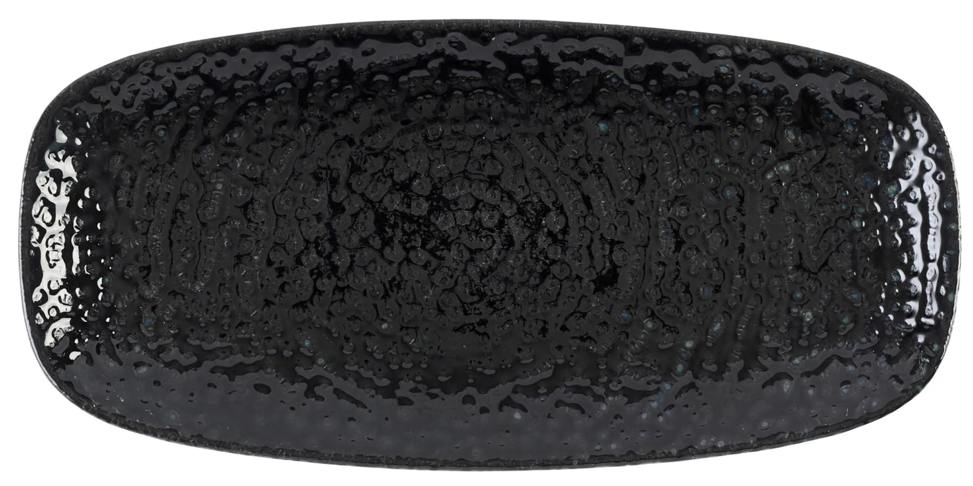 S.P. Homespun Chroma Black Chefs Platte 29.8X15.3cm - KAQTU Design