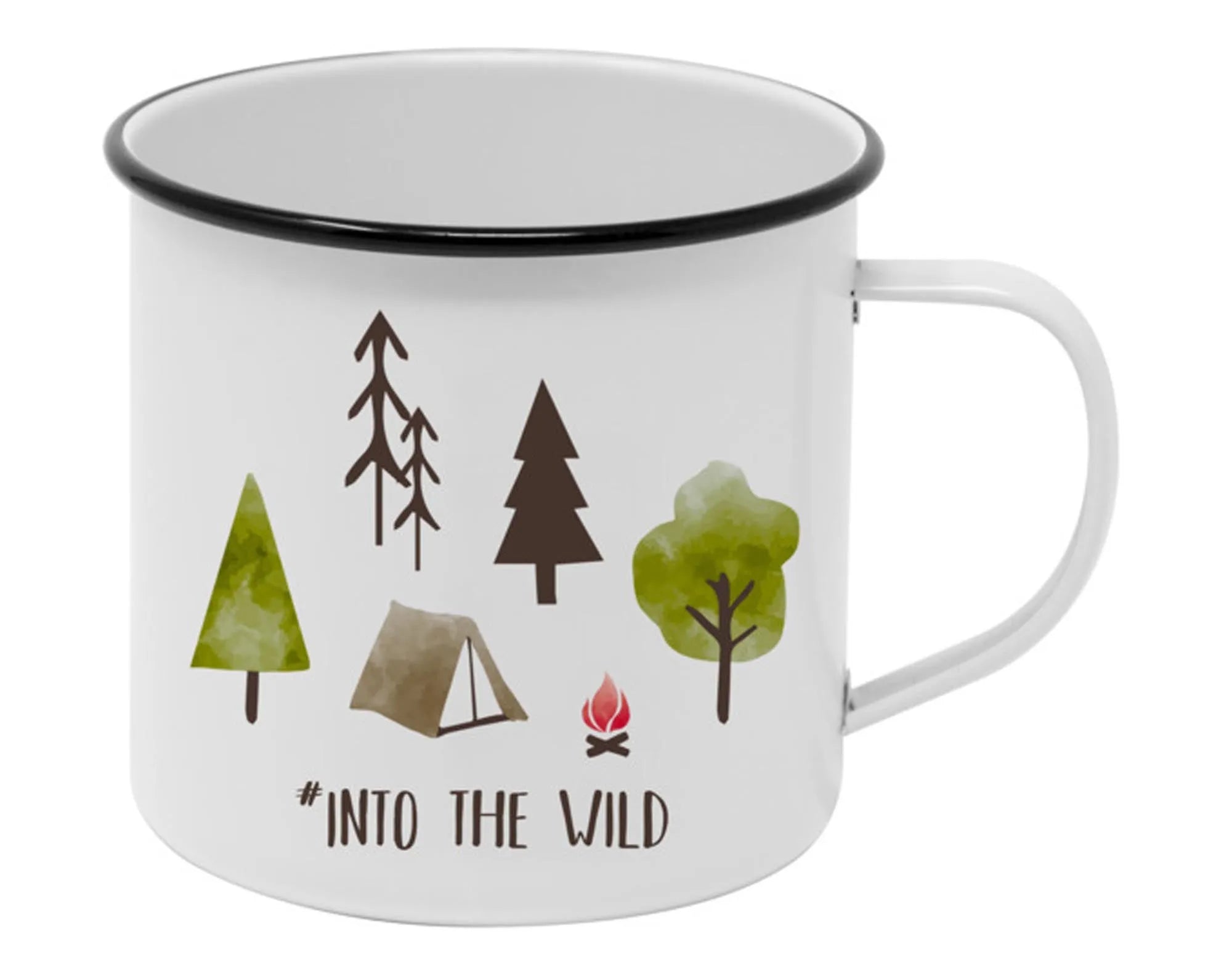 Happy Metal Mug Into The Wild in  präsentiert im Onlineshop von KAQTU Design AG. Glas ist von PPD