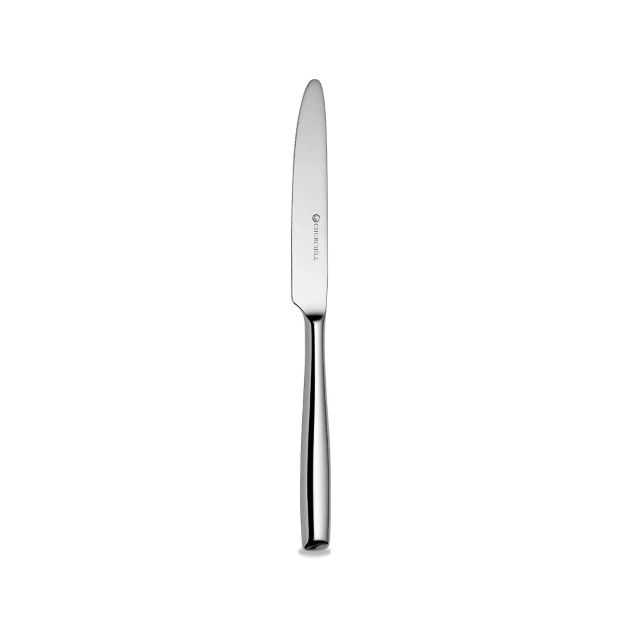 Elegantes 21cm Dessertmesser von Churchill: Edelstahl, ergonomisch, korrosionsbeständig, ideal für feine Speisen und festliche Anlässe.