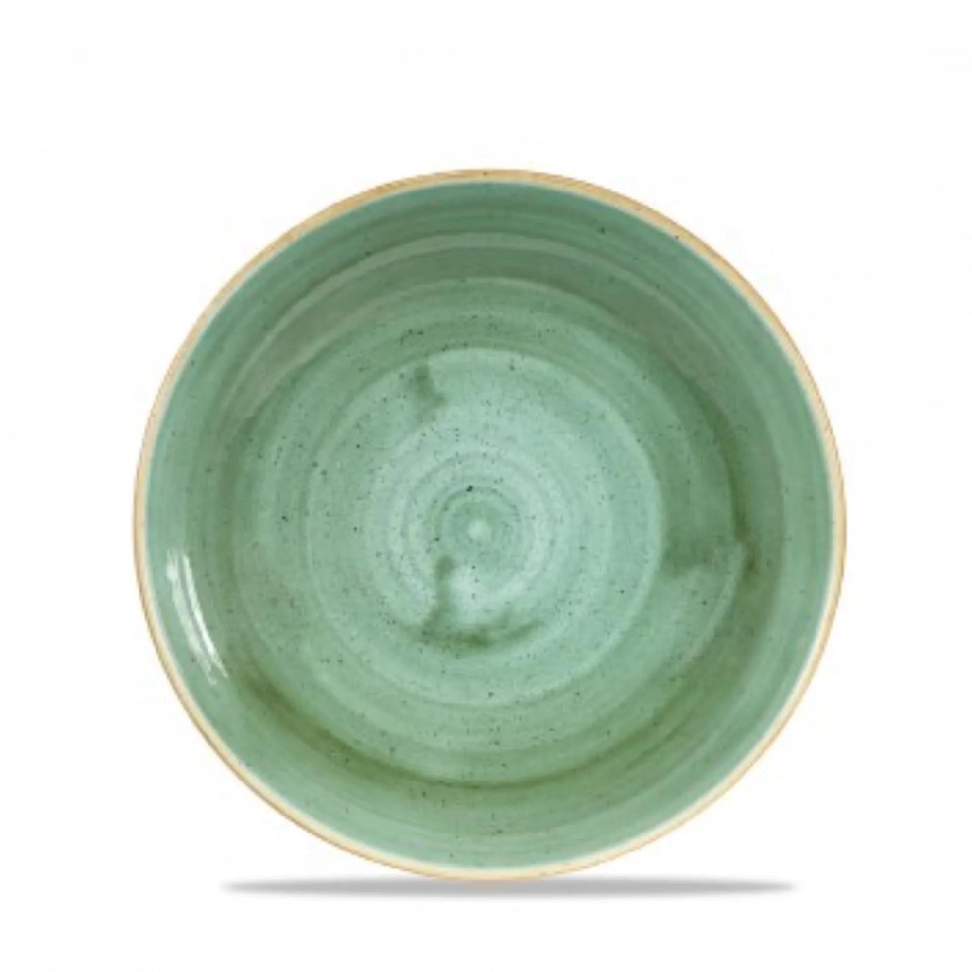 Stonecast Samphire Green coupe tief 24.8cm - KAQTU Design