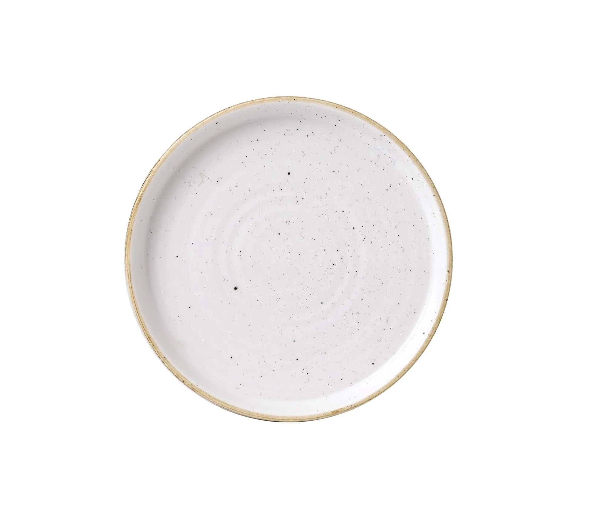 Stonecast Barley White Walled Teller flach 15.7cm - KAQTU Design