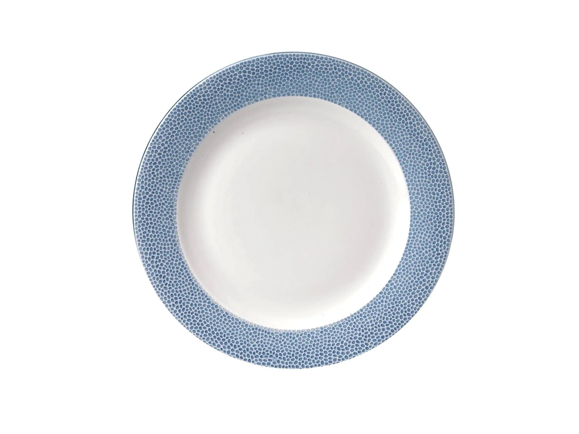 Eleganter Isla Ocean Blue Teller von Churchill, 30.5cm, aus kratzfestem Porzellan, ideal für Suppen und Pasta, ozeanblau, modern.