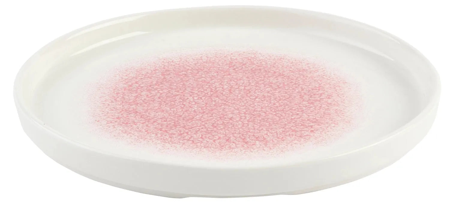 S.P. Raku Pink Quartz Chefs Walled Teller 21cm