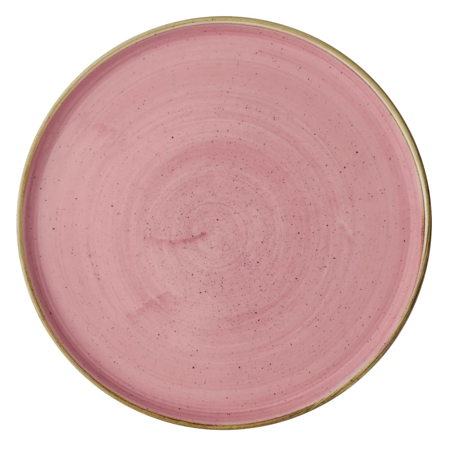 Stonecast Petal Pink Walled Teller 26cm, H2cm