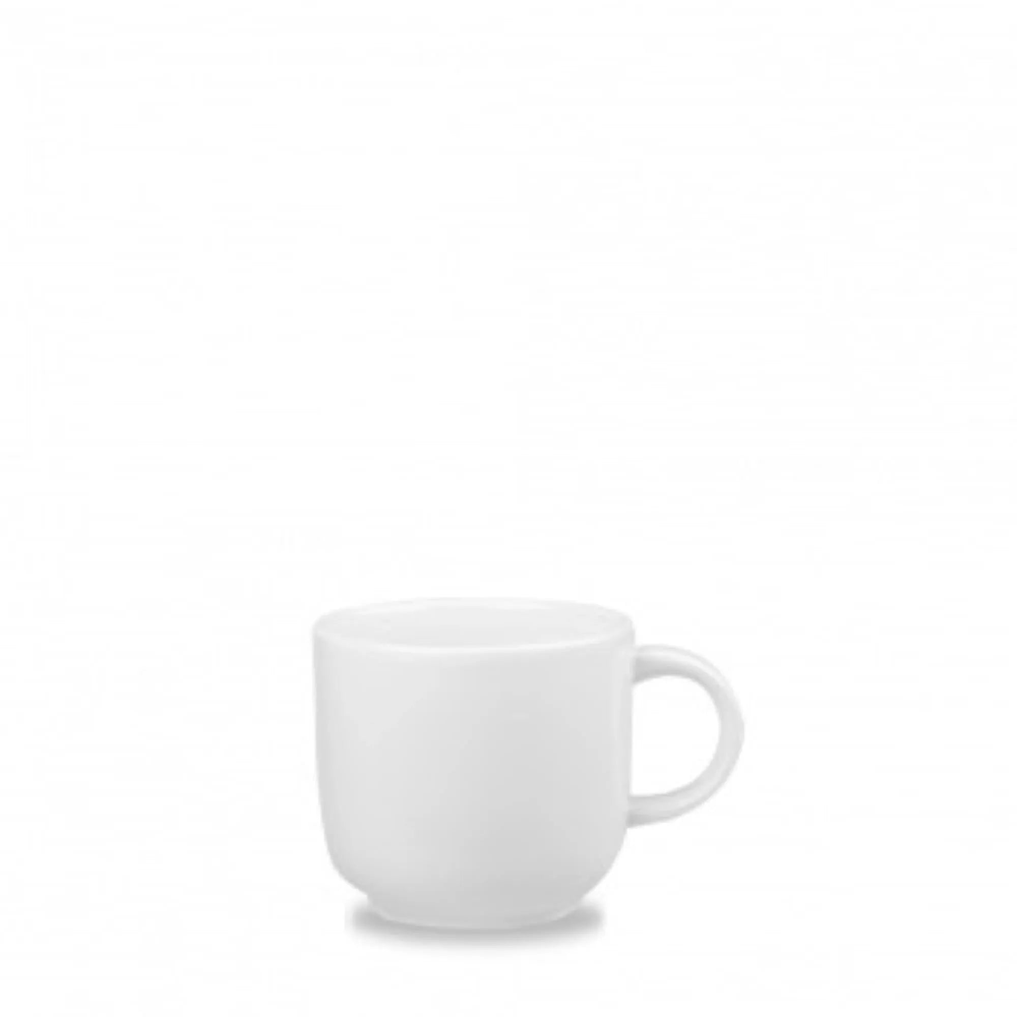 Elegante Bubble White Tasse von Churchill, 34cl, Porzellan, spülmaschinenfest, mikrowellengeeignet, stilvolles Design.