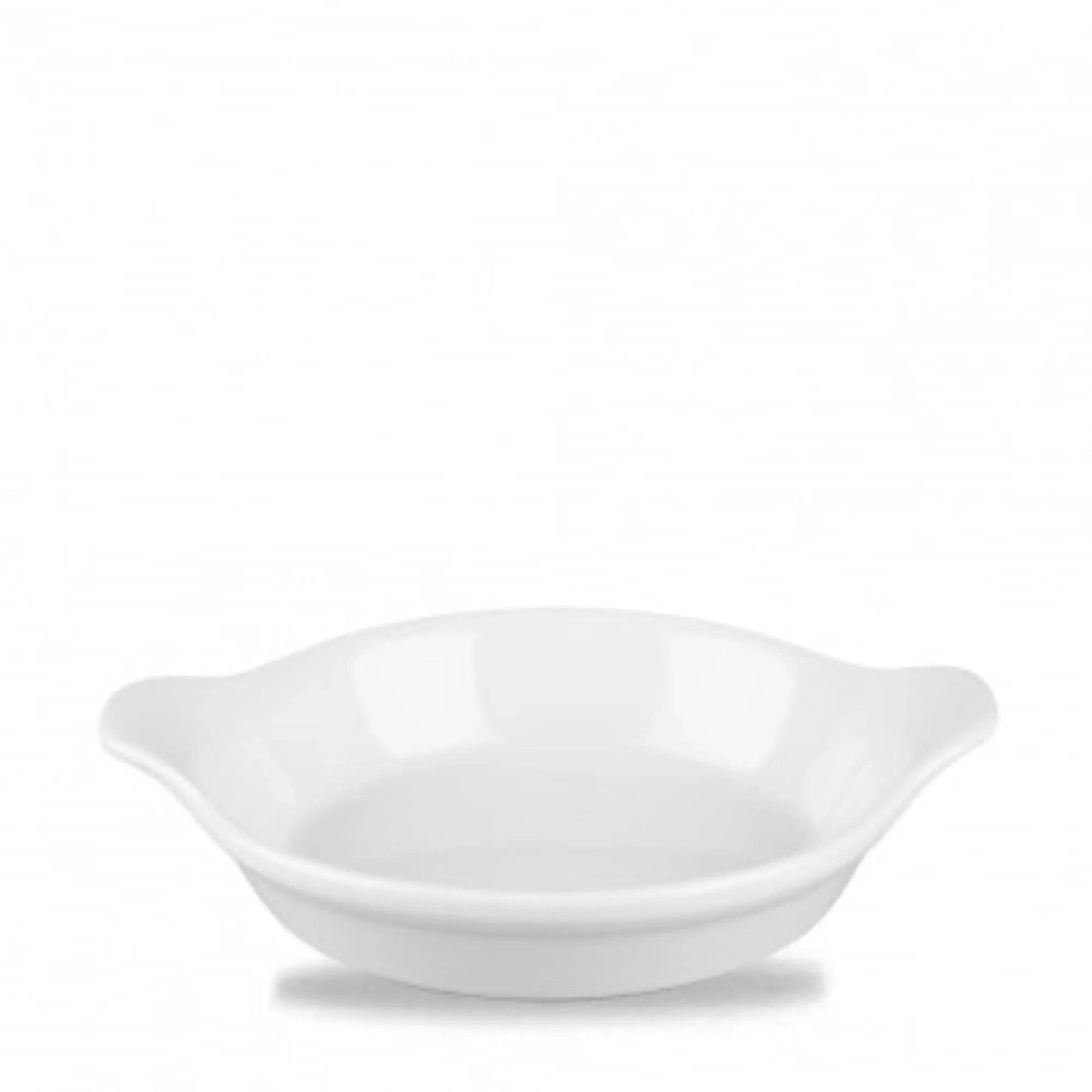 Cookware White Schale rund mit Griffen 17.5x21.5cm 59cl - KAQTU Design