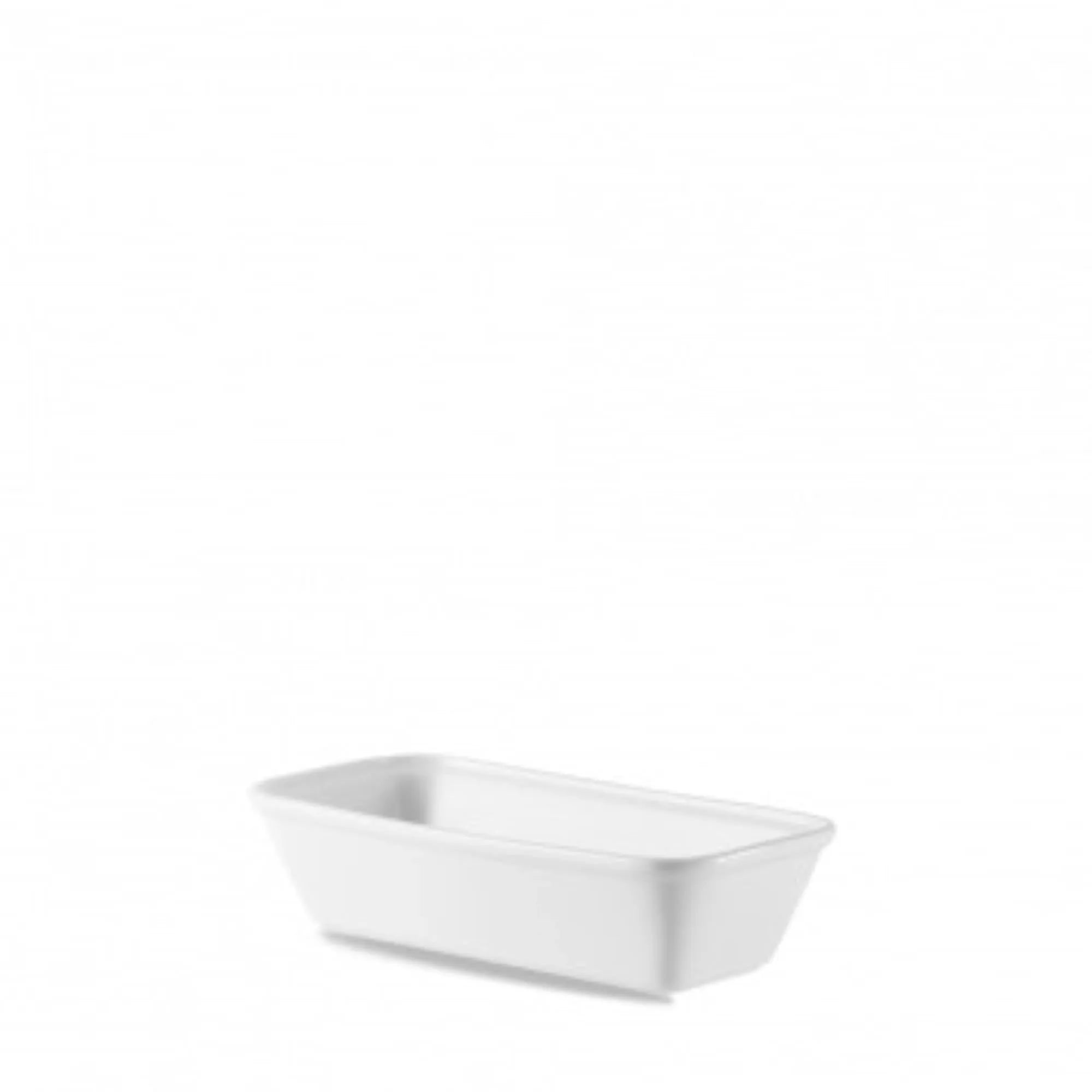 Cookware White rechteckige Backform 12x25x6.2cm 1lt - KAQTU Design