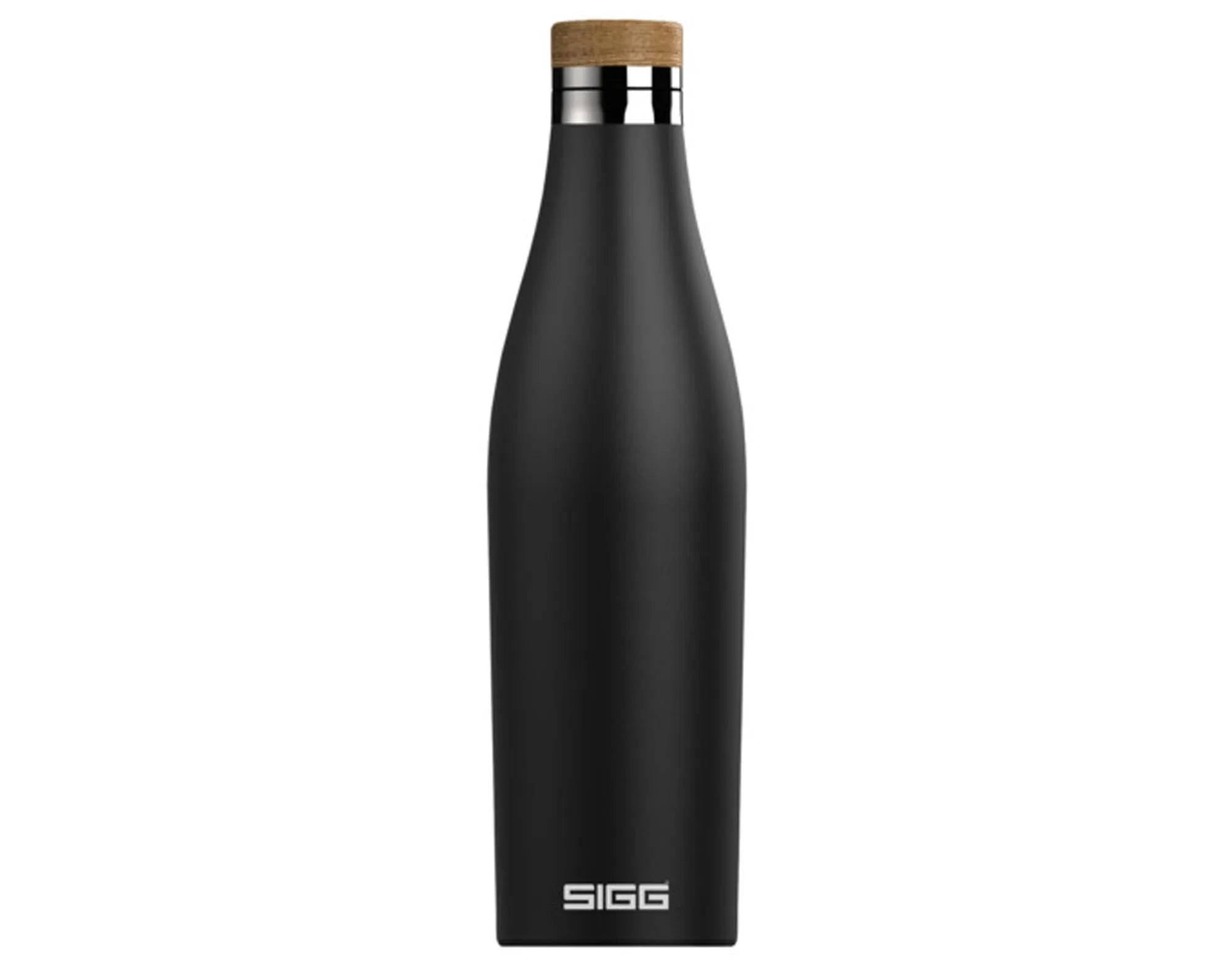 Trinkflasche Meridian black touch 0.5 l in  präsentiert im Onlineshop von KAQTU Design AG. Flasche ist von SIGG