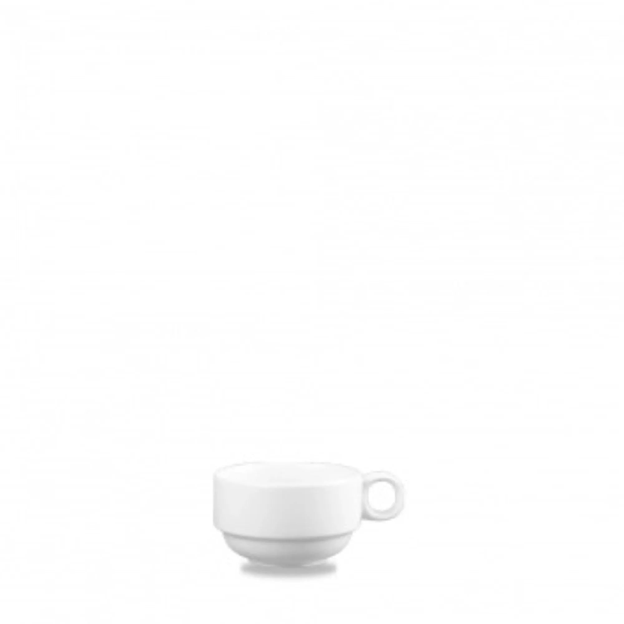 Profile White Tasse stapelbar 9cl H4.8cm, D6.7cm - KAQTU Design