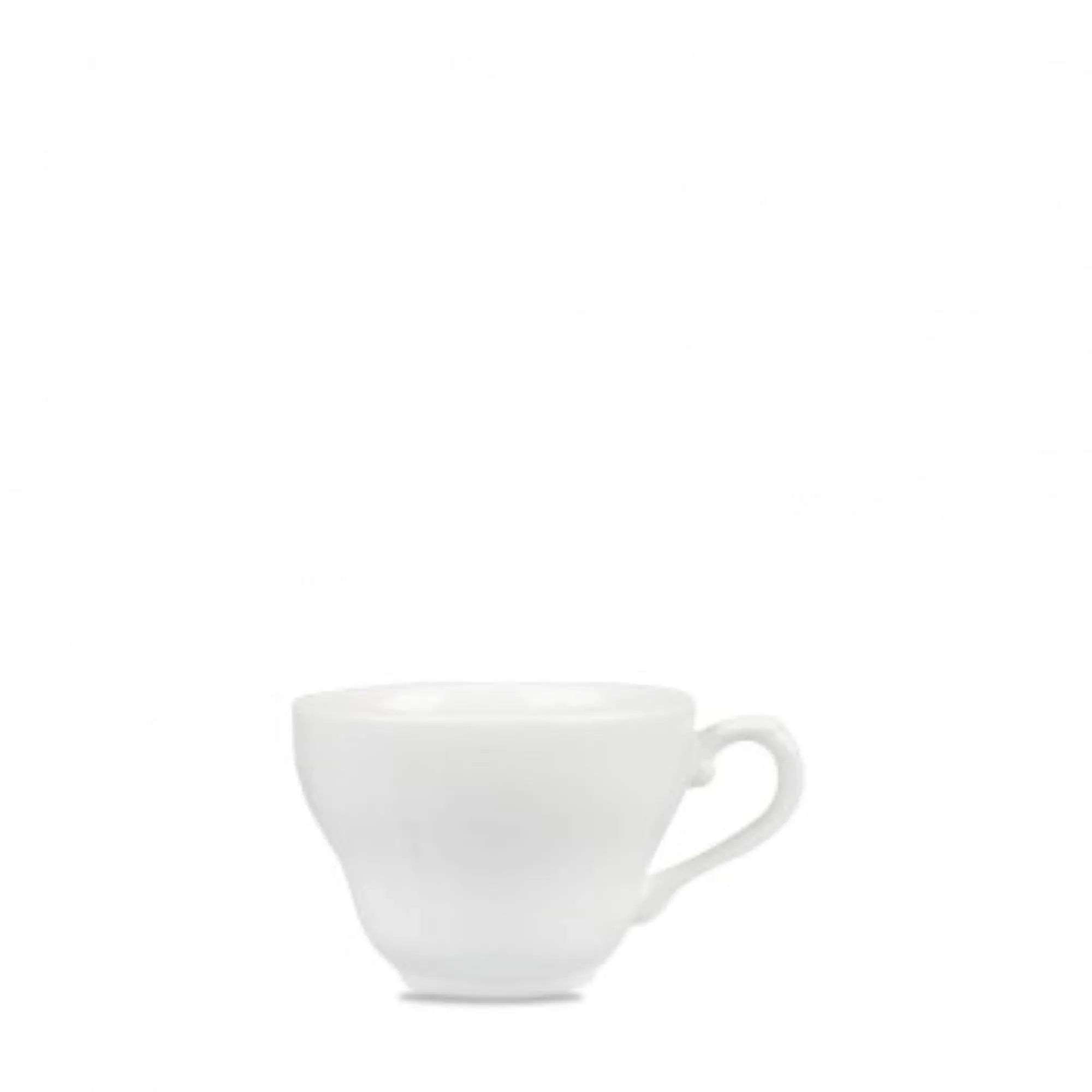 Elegante V.P. White Georgian Tee Tasse von Churchill, 19.8cl, aus feinstem Porzellan, zeitloses Design, ideal für stilvolle Teepausen.